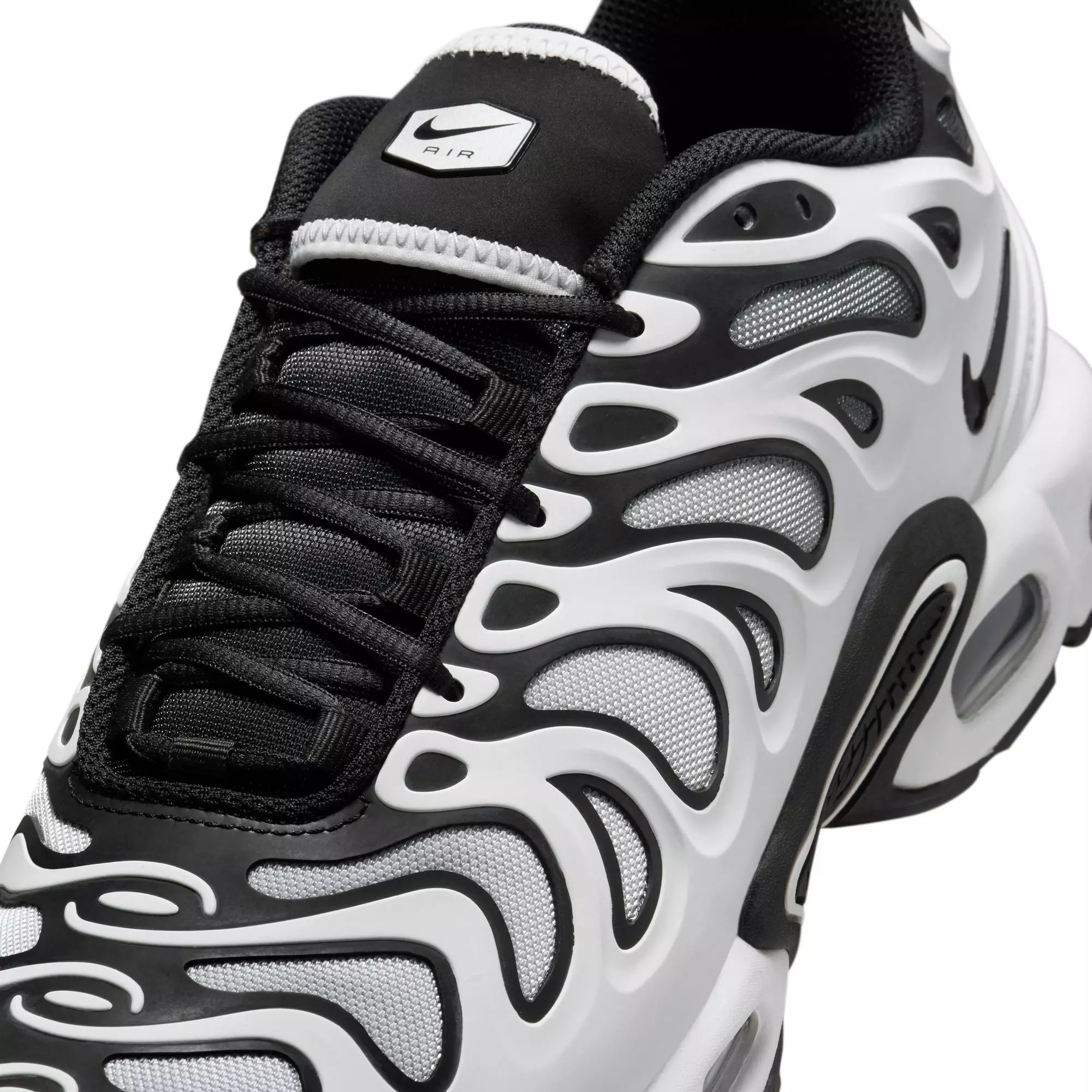 Nike Air Max Plus Drift "White/Black/Metallic Silver" Men's Shoe - WHITE/BLACK