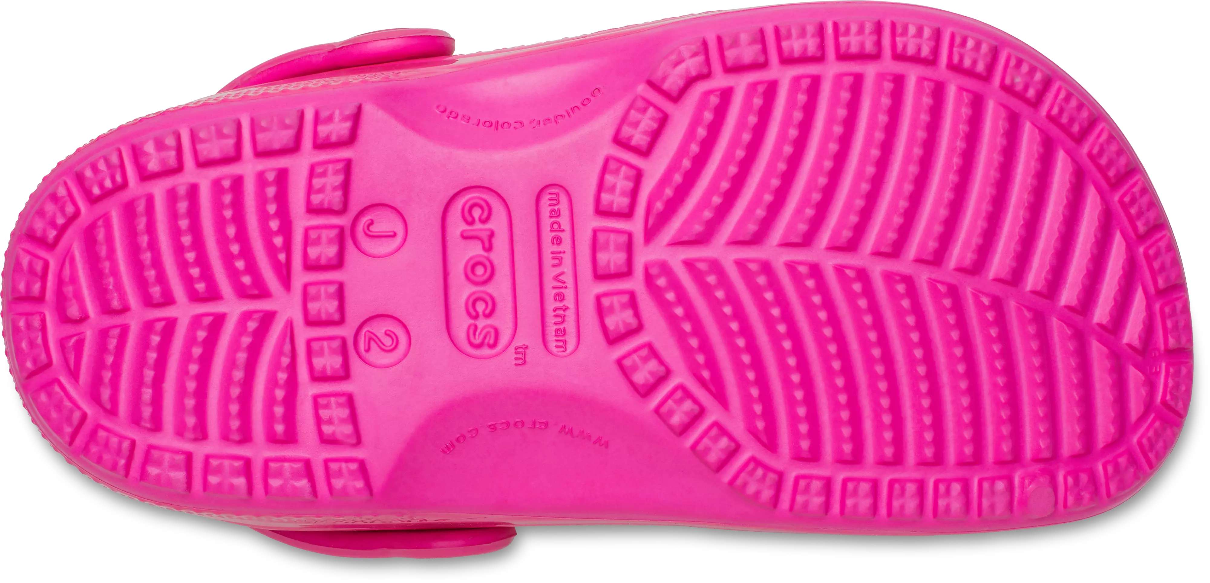 Crocs Classic High Shine "Highlighter Pink" Preschool Girls' Clog - PINK