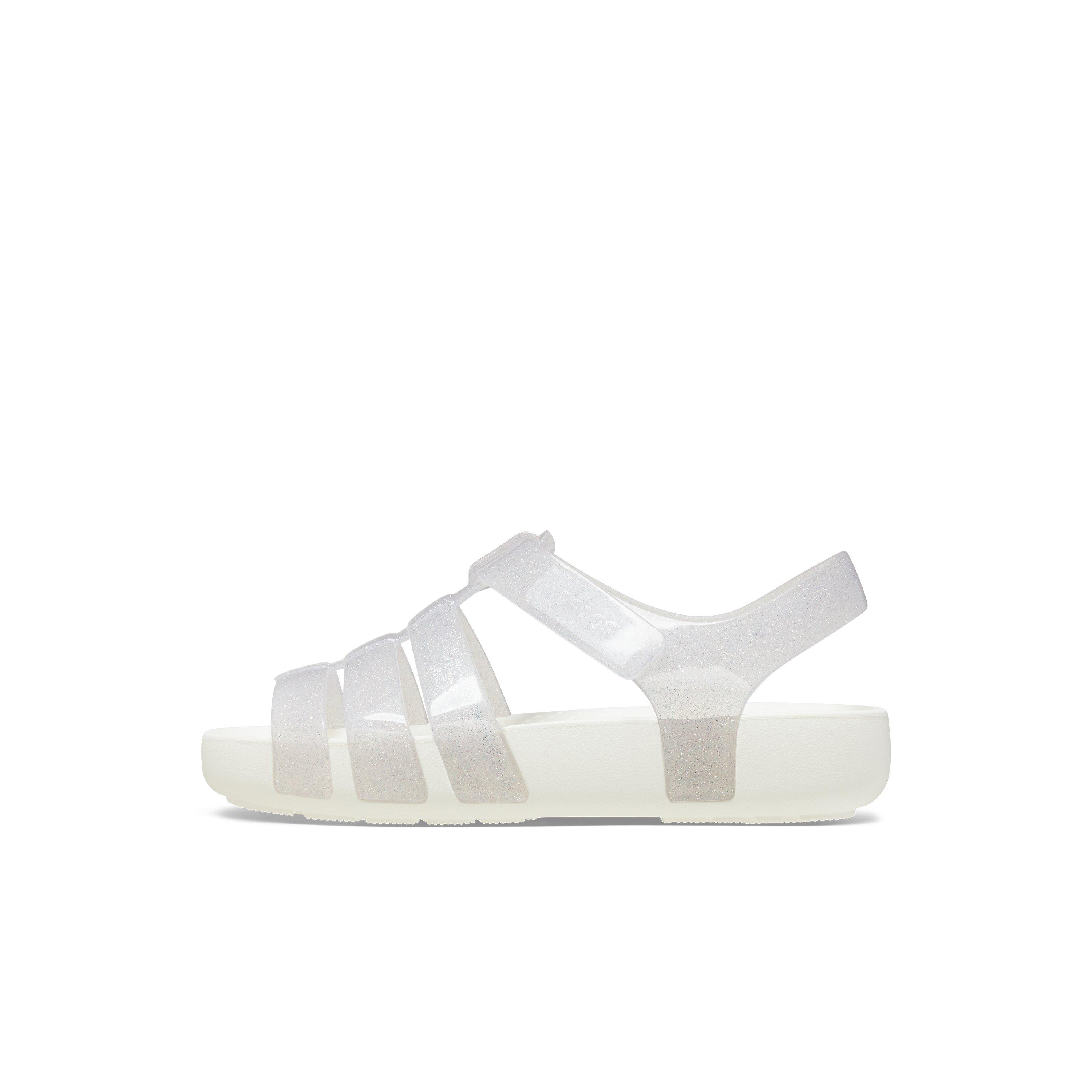 Crocs Isabella Jelly Preschool Girls' White Sandal
