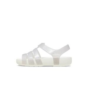Crocs Isabella Jelly "White" Preschool Girls' Sandal