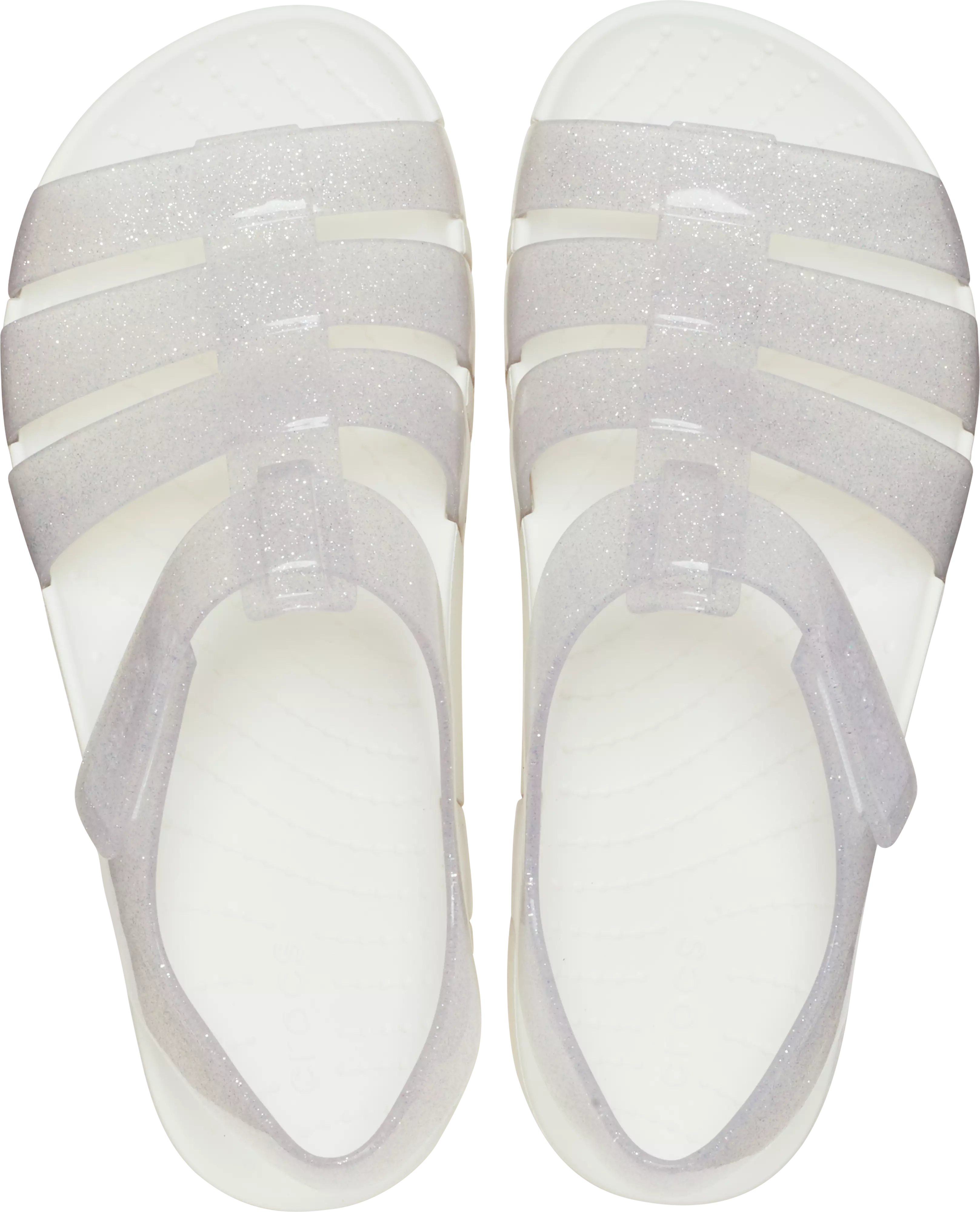 Crocs Isabella Jelly "White" Preschool Girls' Sandal - WHITE