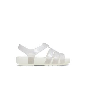 Crocs Isabella Jelly "White" Preschool Girls' Sandal