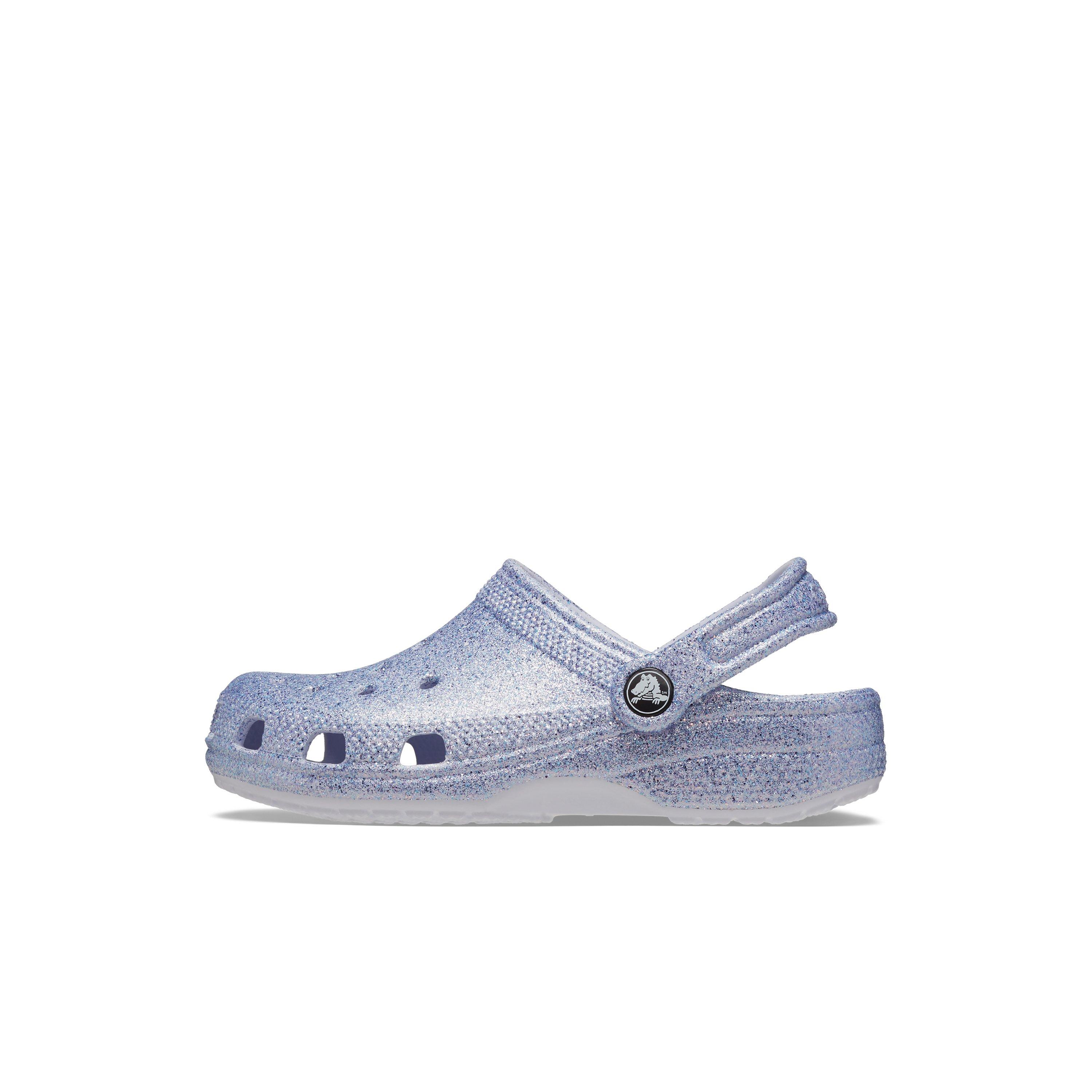 Crocs Classic Toddler Girls' "Purple Glitter" Clog