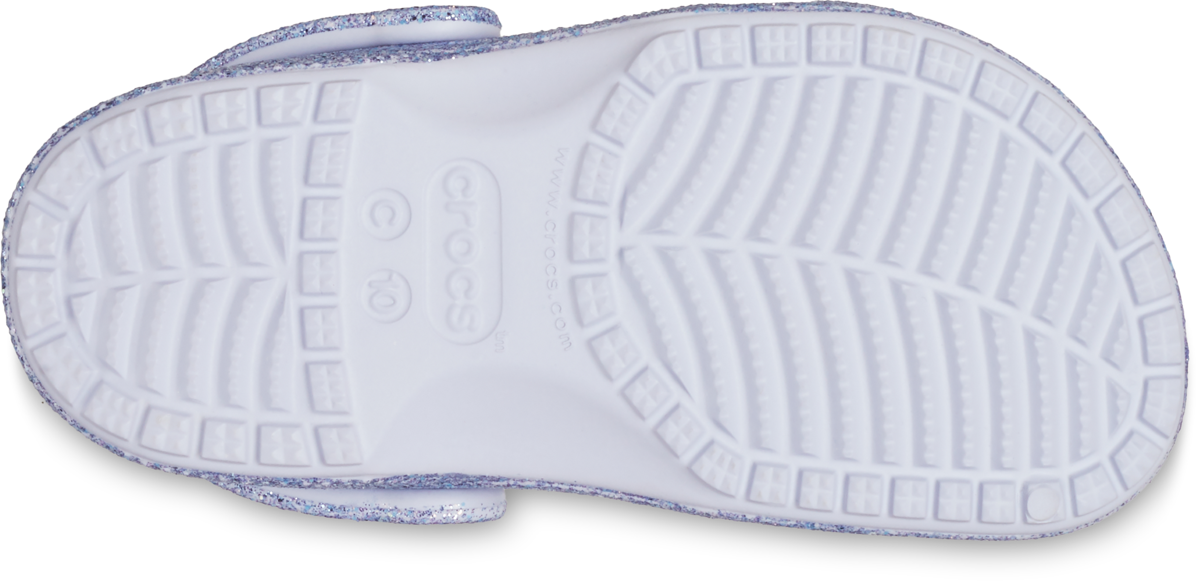 Crocs Classic Toddler Girls' "Purple Glitter" Clog