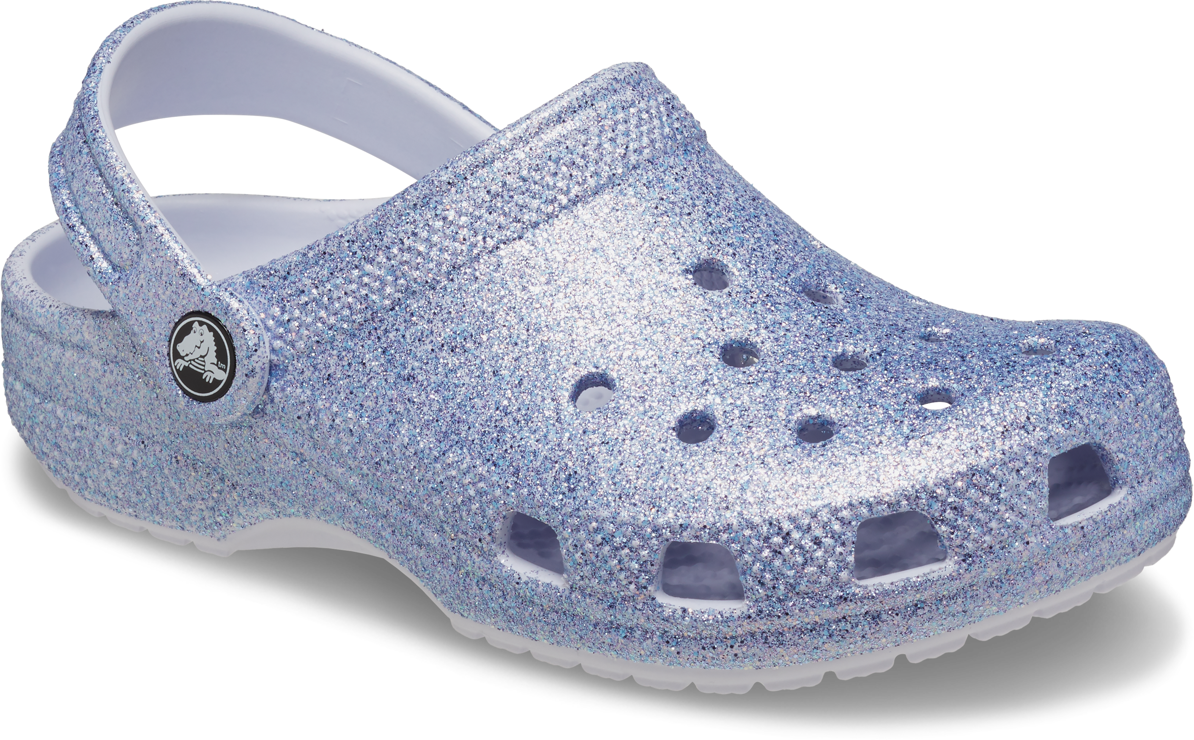 Crocs Classic Toddler Girls' "Purple Glitter" Clog