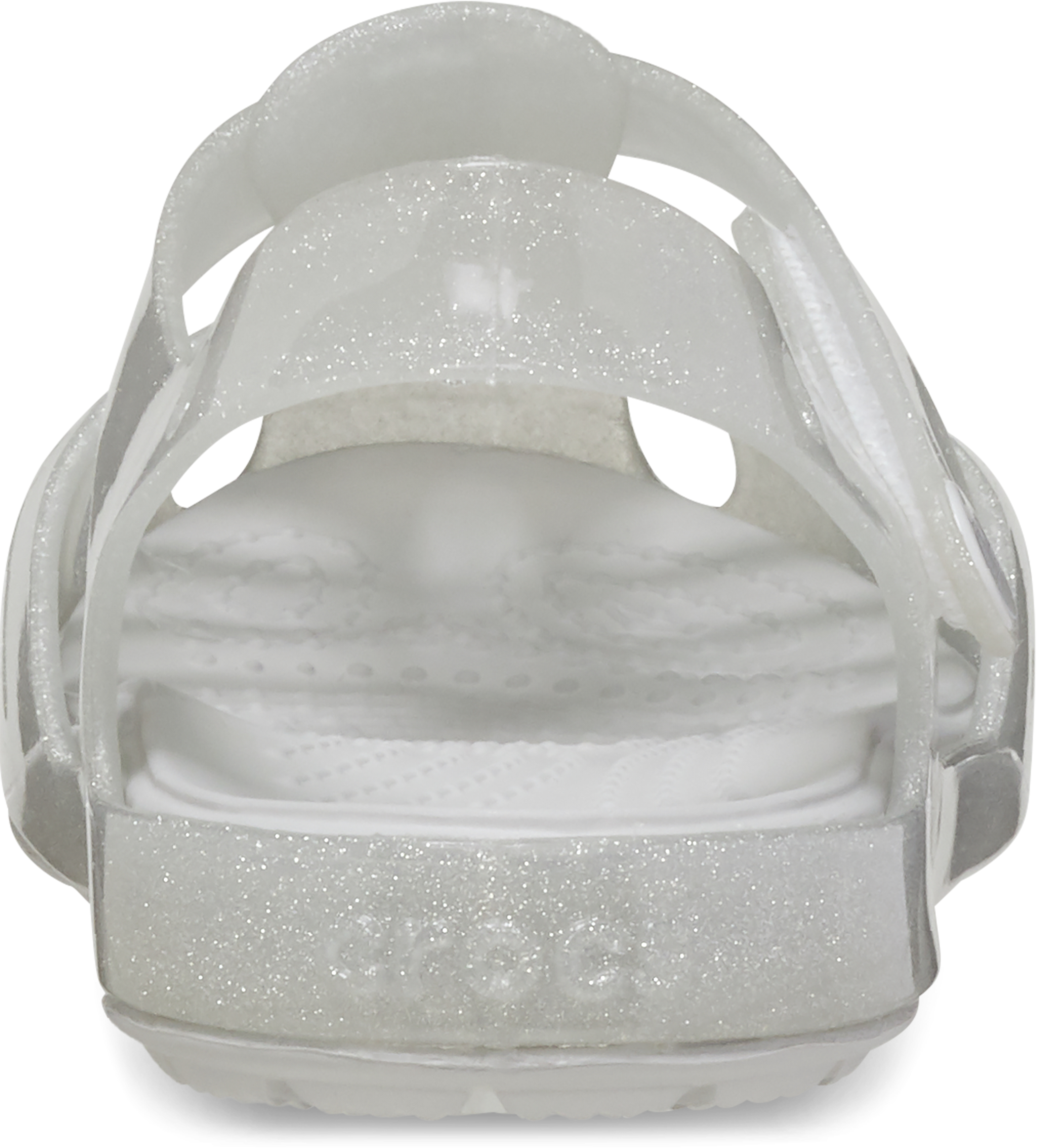 Crocs Isabella Fisherman Toddler Girls' "Silver Glitter" Sandal