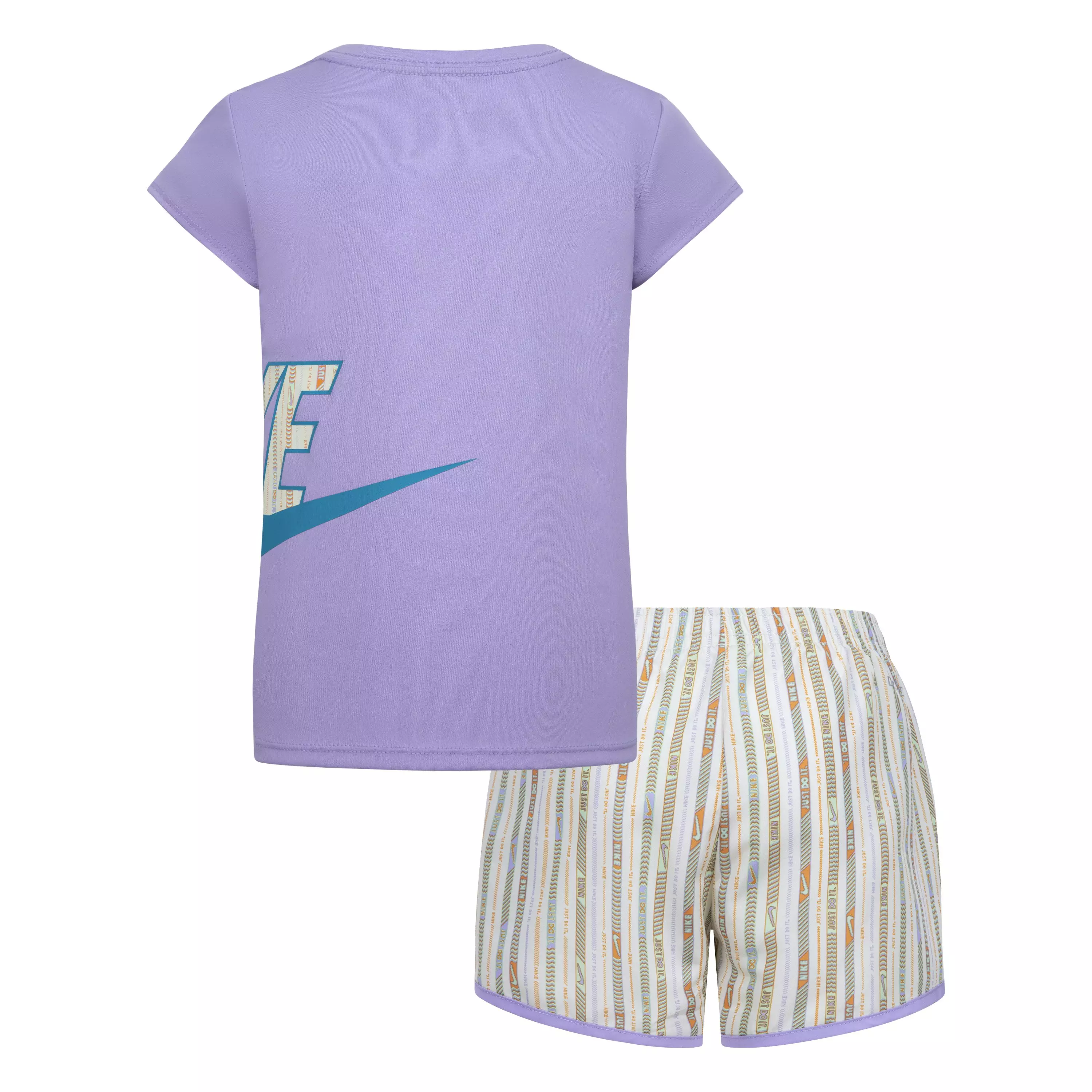 Nike Little Girls' Happy Camper Sprinter Short Set - MULTI-COLOR