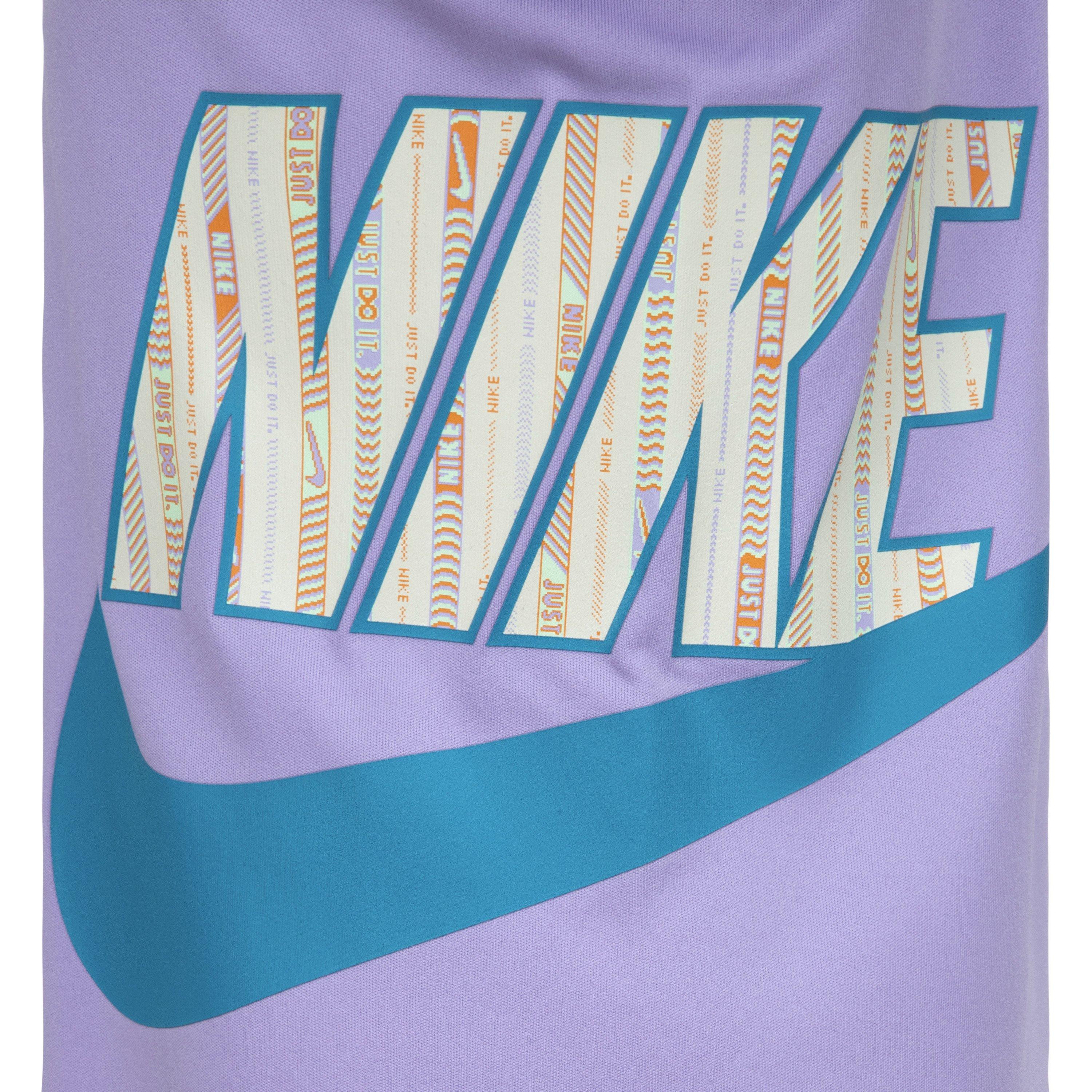 Nike Little Girls' Happy Camper Sprinter Short Set - MULTI-COLOR Thumbnail View 4