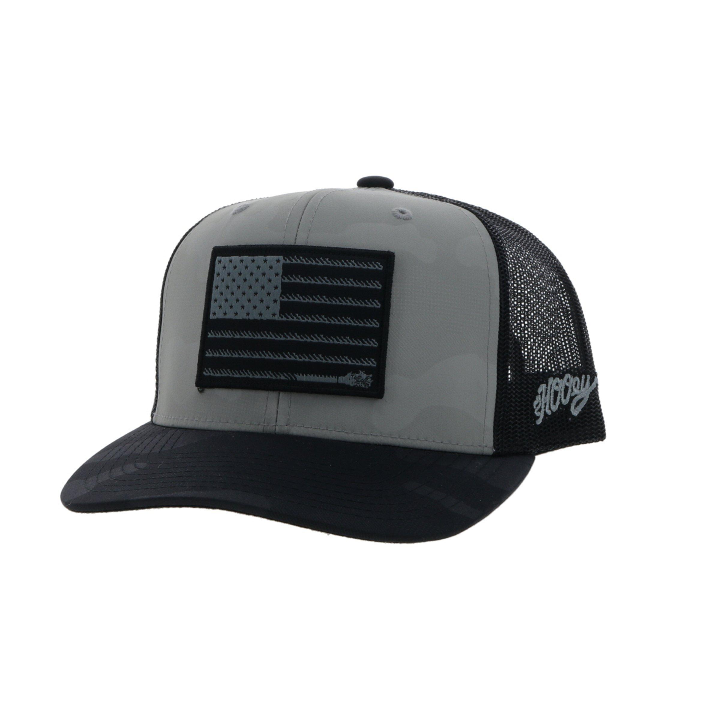 Hooey Liberty Flag Snapback Hat-Grey - GREY/BLACK Thumbnail View 1