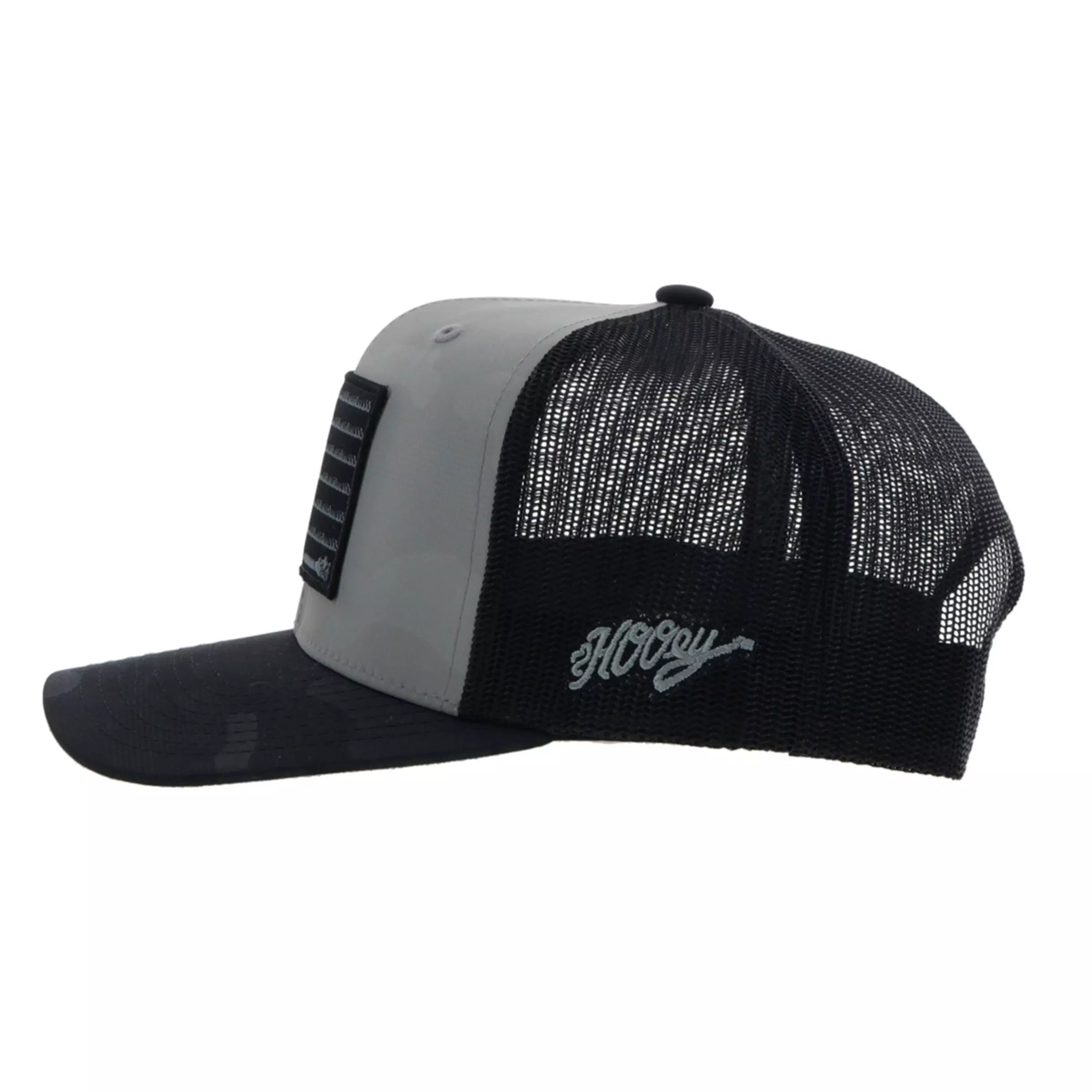 Hooey Liberty Flag Snapback Hat-Grey - GREY/BLACK