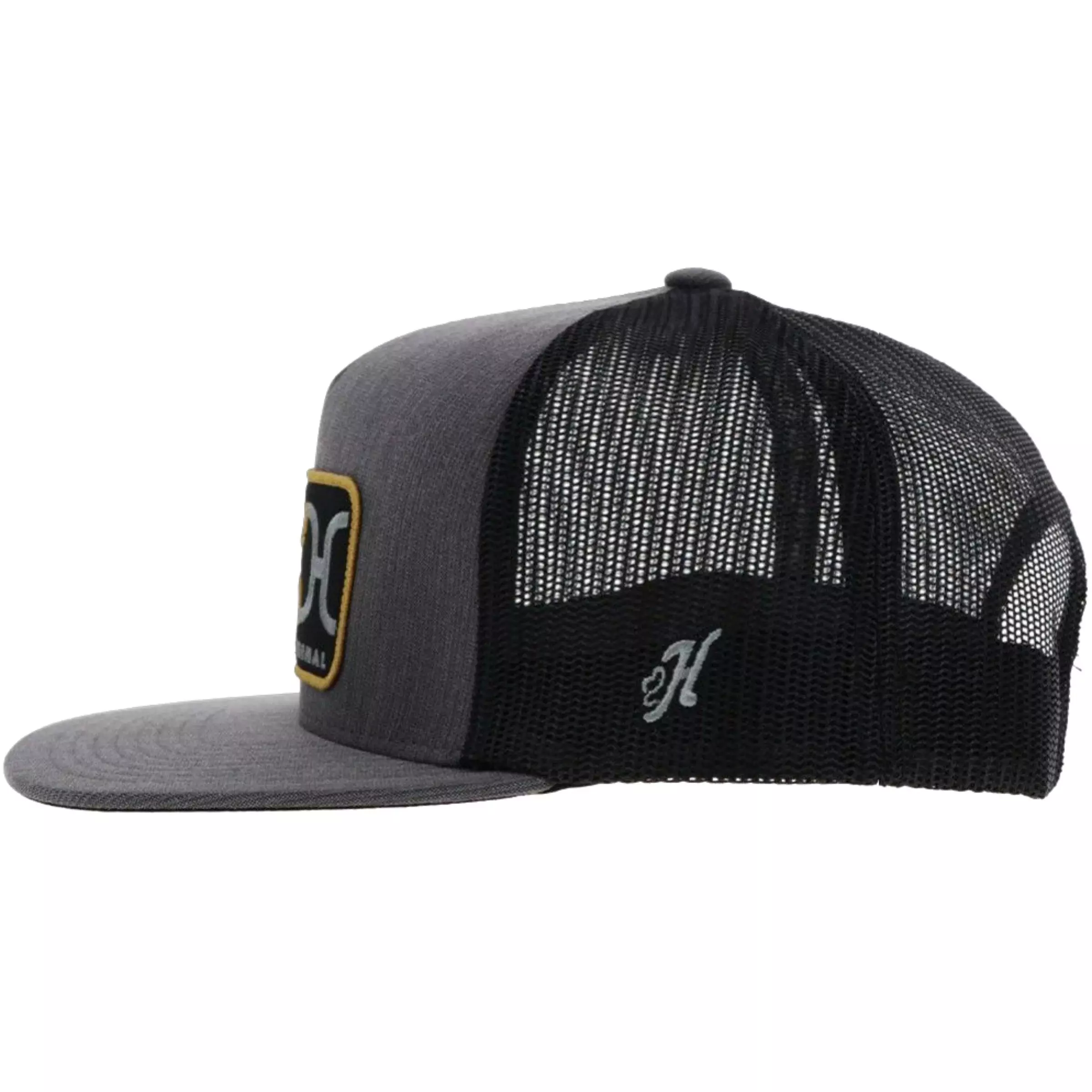 Hooey Loop Snapback Hat-Grey/Black - GREY/BLACK