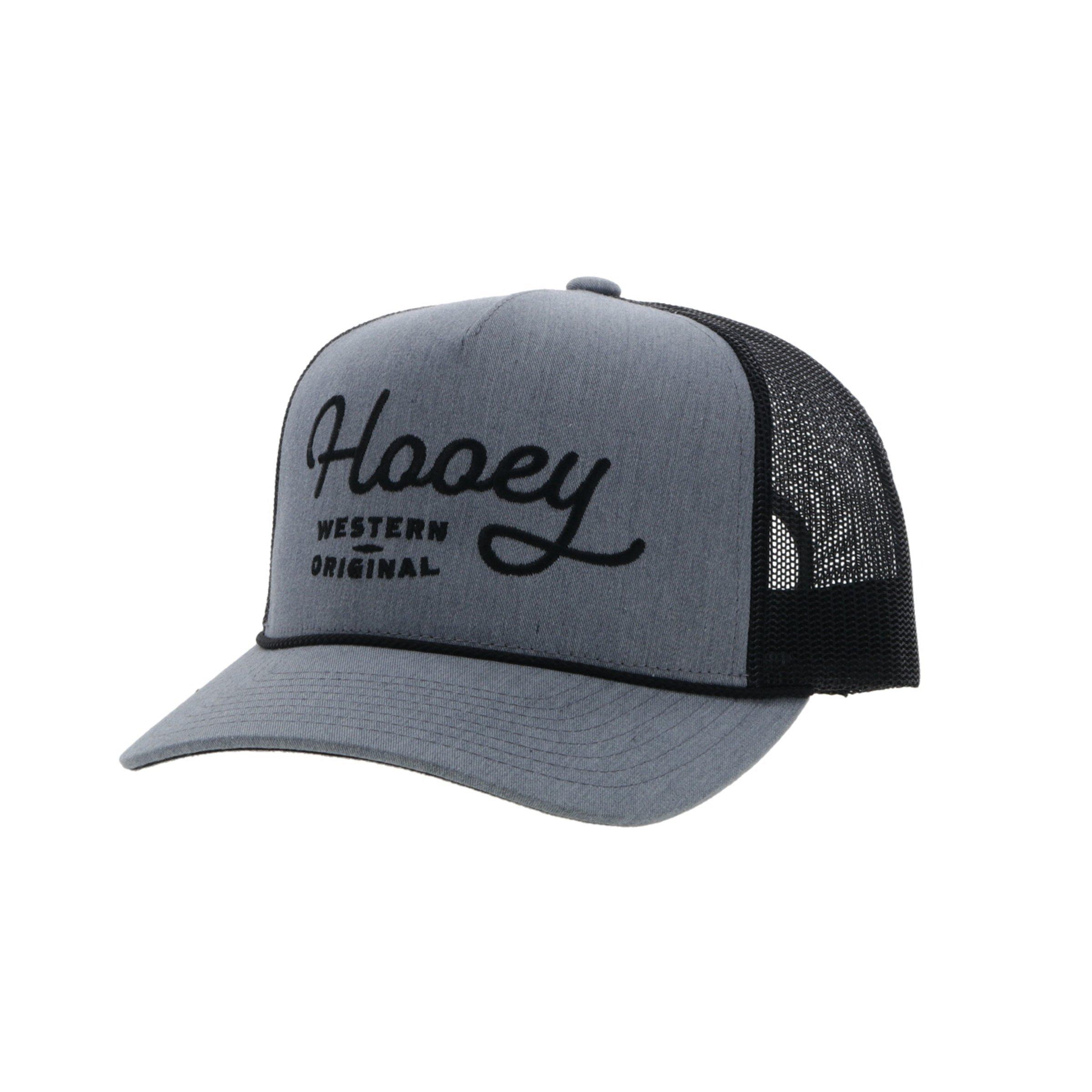 Hooey Original Snapback Hat-Grey - GREY/BLACK Thumbnail View 1