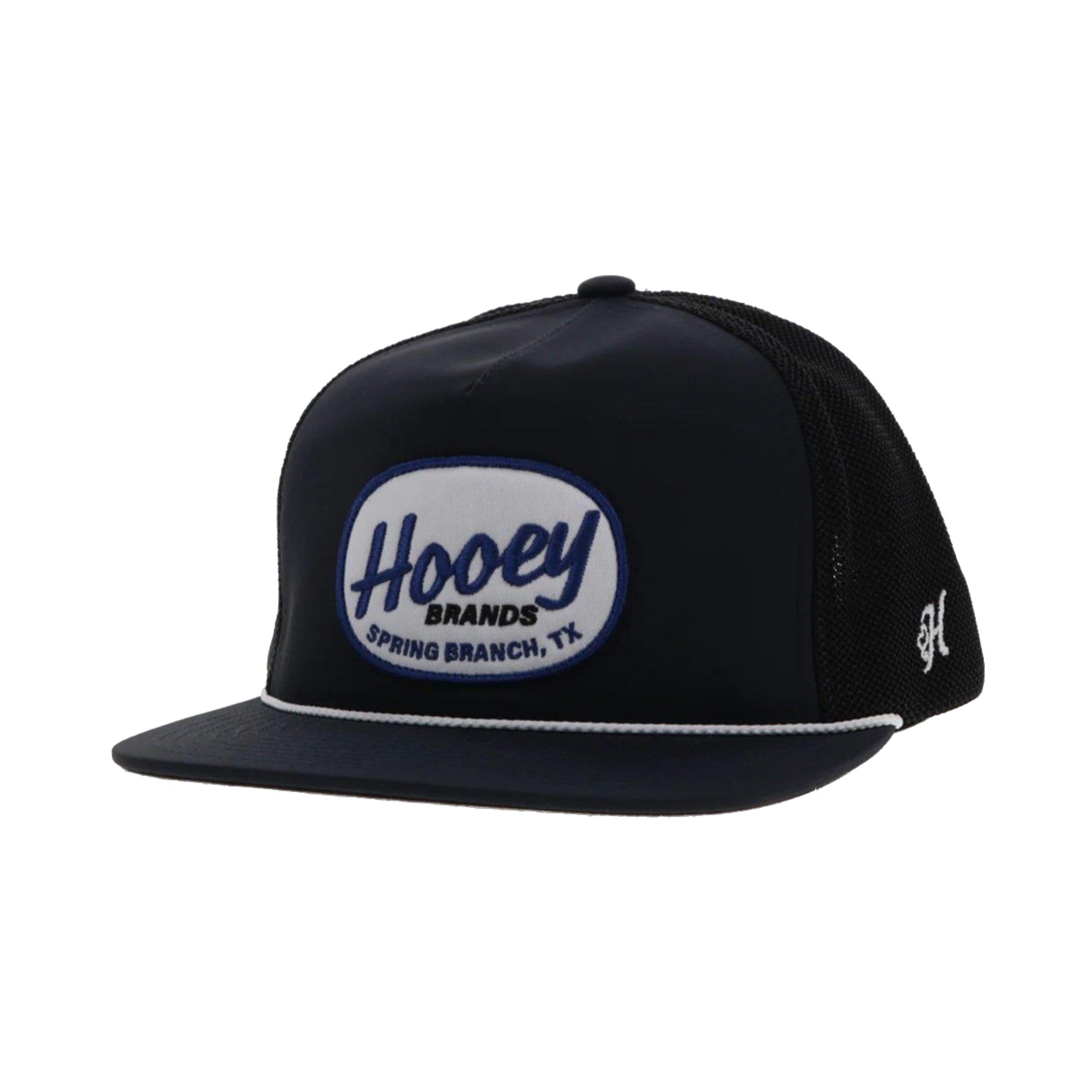 Hooey Local Snapback Hat-Black/White - BLACK/WHITE Thumbnail View 1
