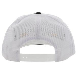 Hooey American Made Snapback Hat-Black/White
