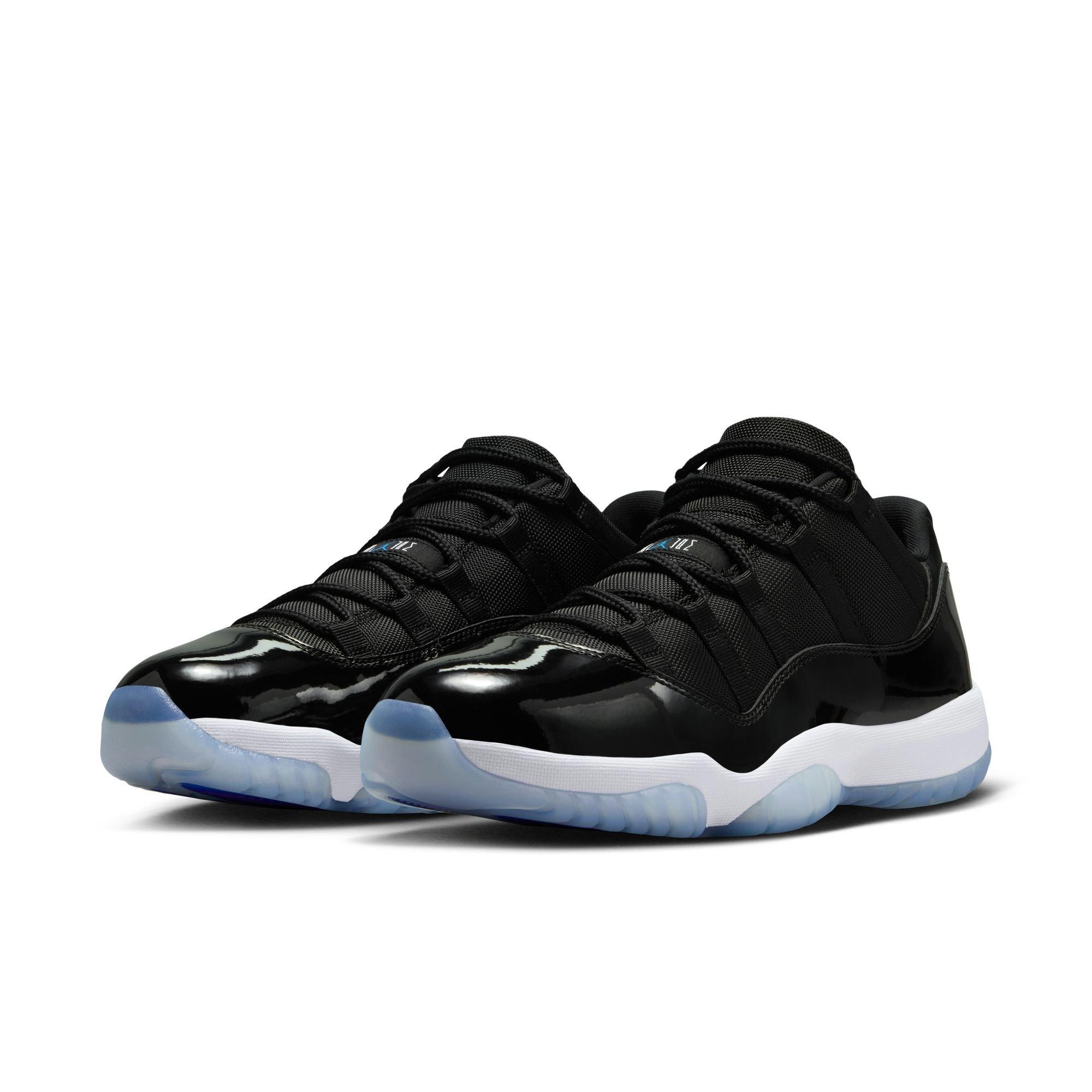 Jordan 11 Retro Low "Black/Varsity Royal" Men's Shoe - BLACK/VARSITY ROYAL/WHITE Thumbnail View 3