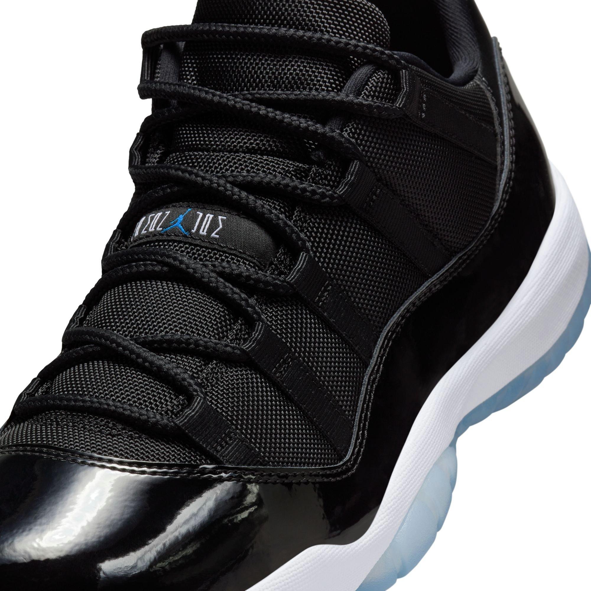 Jordan 11 Retro Low "Black/Varsity Royal" Men's Shoe - BLACK/VARSITY ROYAL/WHITE Thumbnail View 4