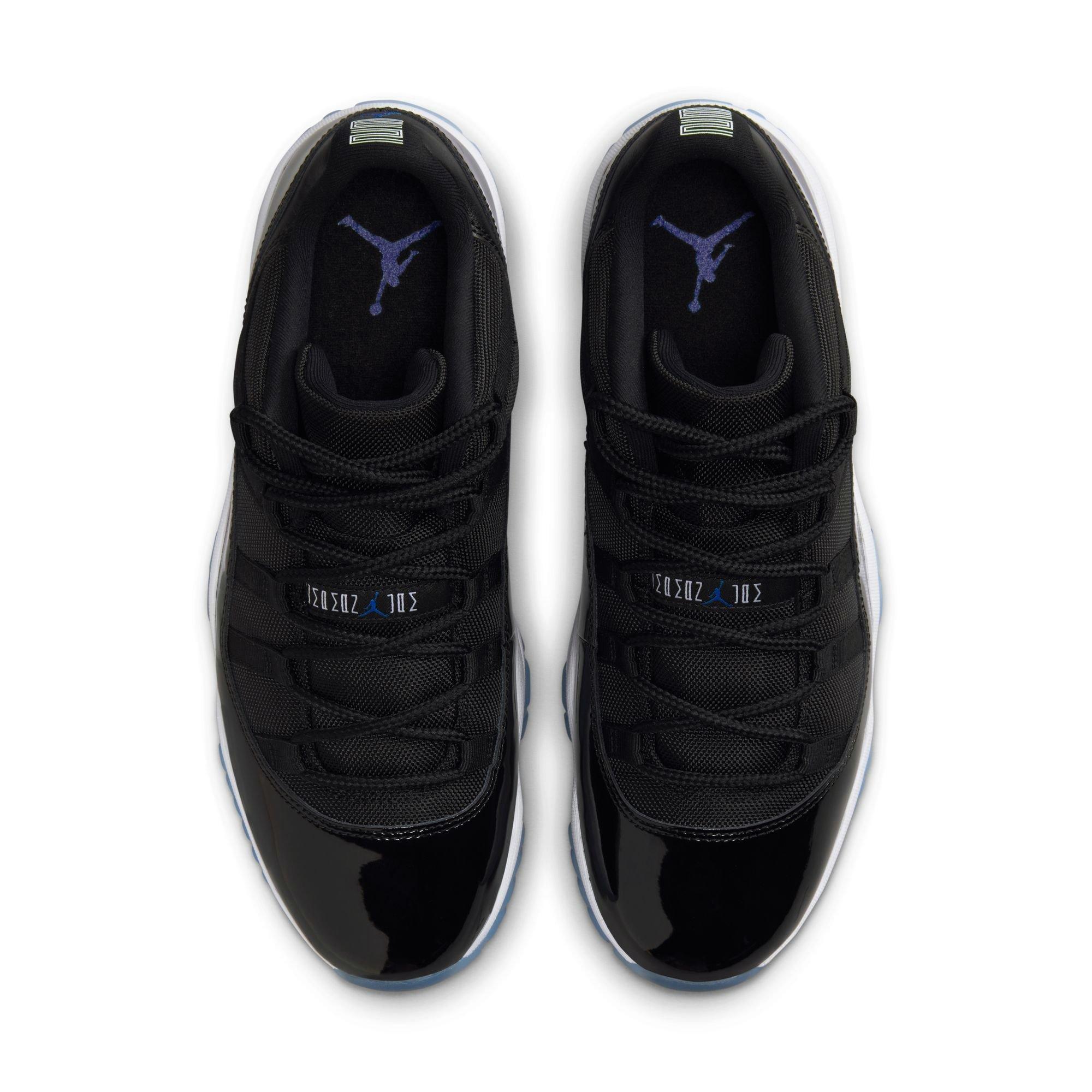 Jordan 11 Retro Low "Black/Varsity Royal" Men's Shoe - BLACK/VARSITY ROYAL/WHITE Thumbnail View 10