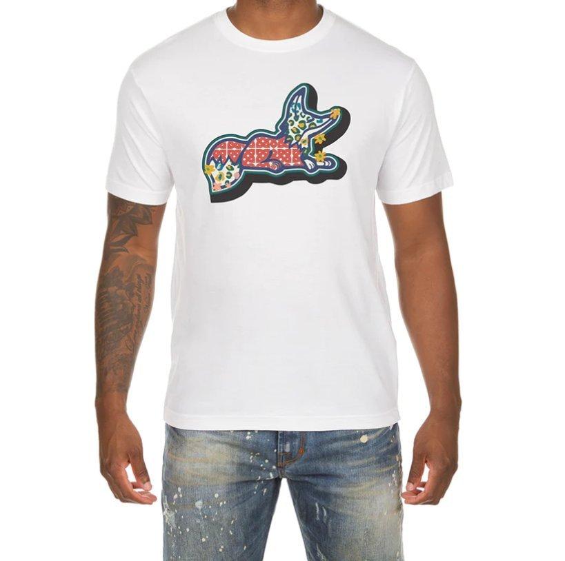 AKOO Men's Decor Tee - White - WHITE/BLACK