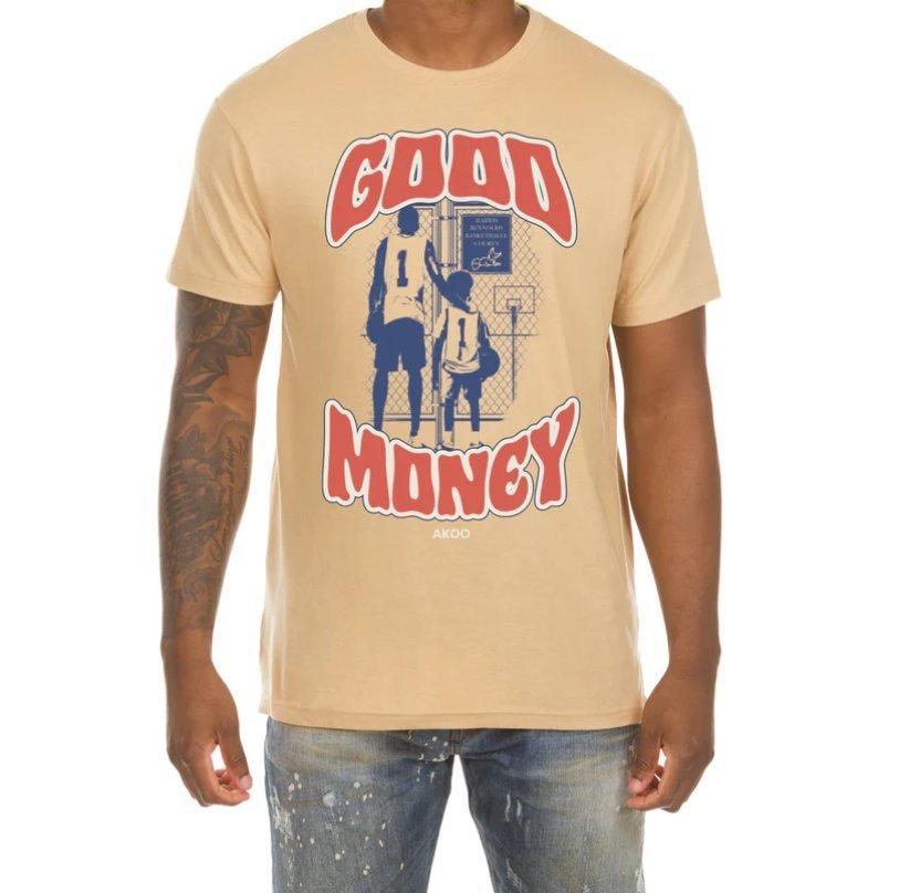 AKOO Men's Good Money Tee - Sand - SAND