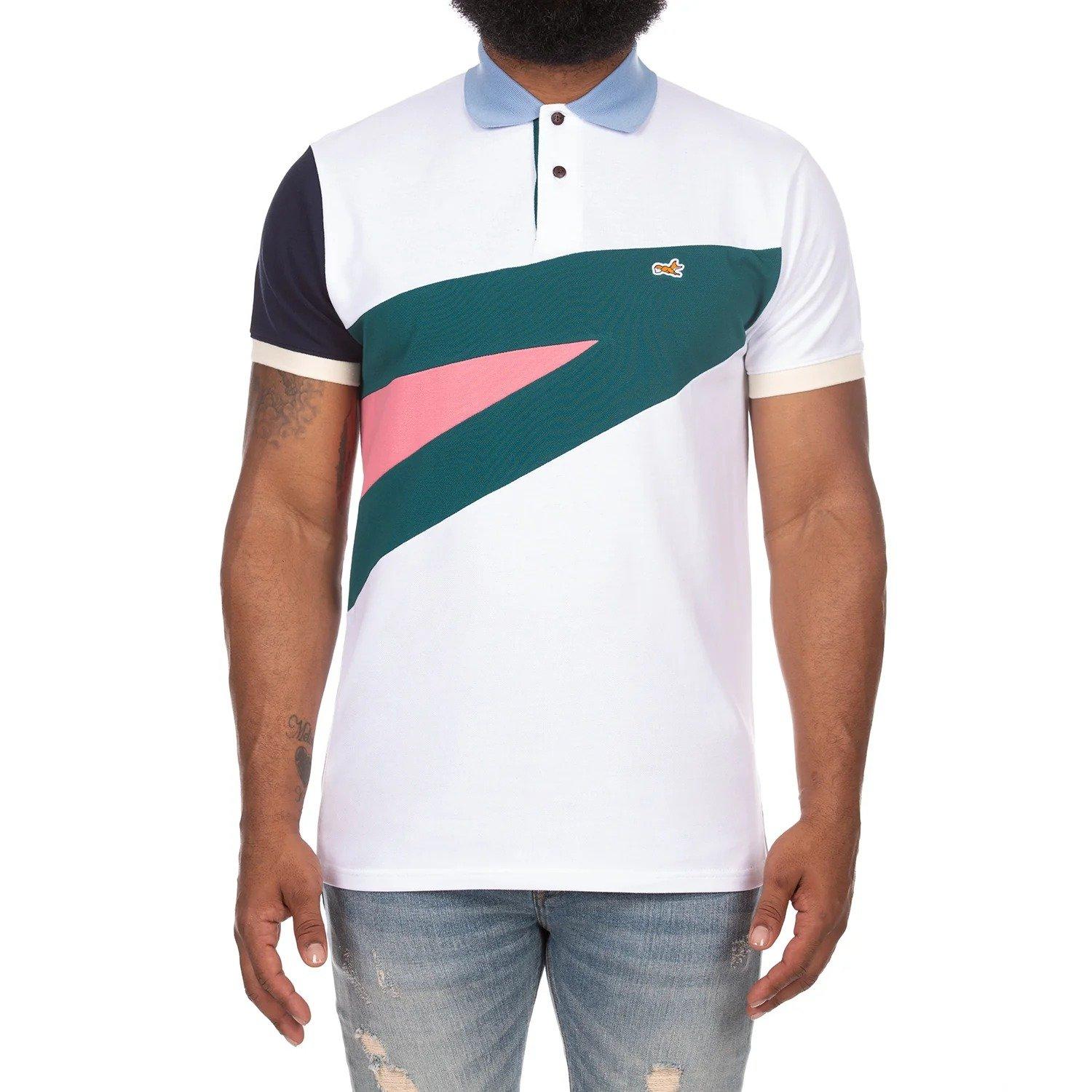 AKOO Men's Ambush Polo - Multi - WHITE/MULTI