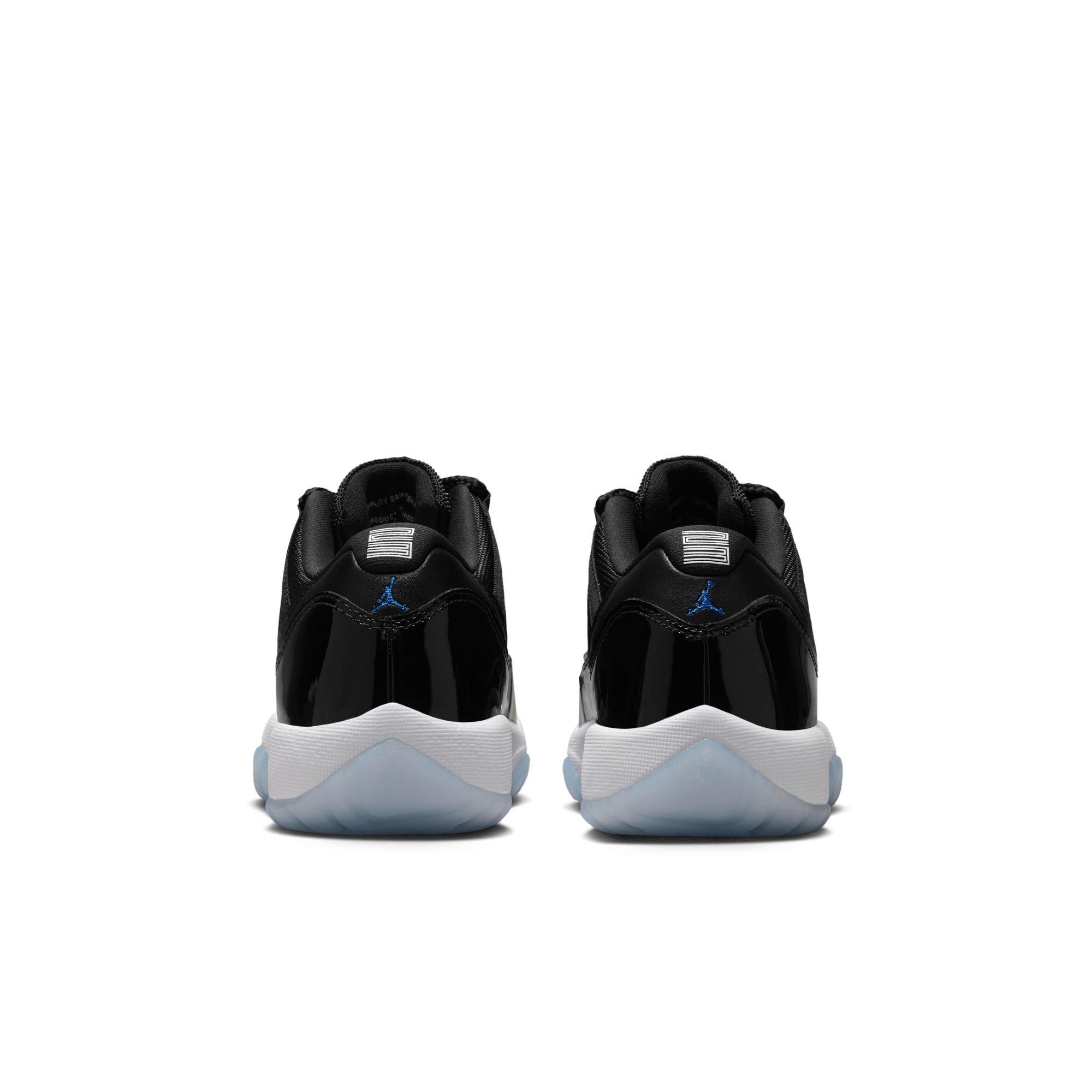 Jordan 11 Retro Low "Black/Varsity Royal" Grade School Kids' Shoe - BLACK/VARSITY ROYAL/WHITE Thumbnail View 8