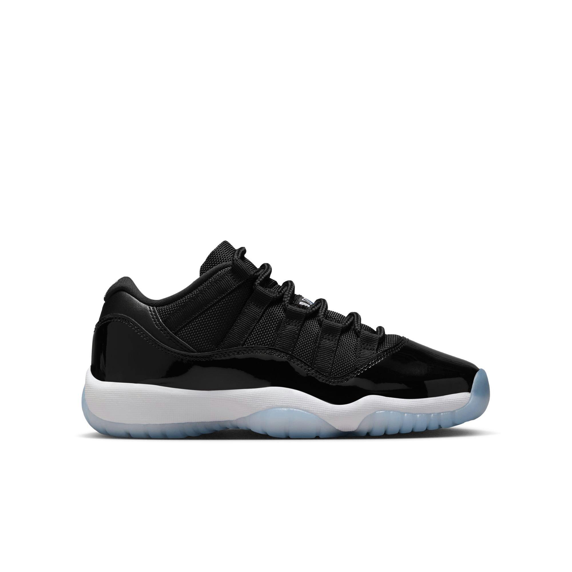 Jordan 11 Retro Low "Black/Varsity Royal" Grade School Kids' Shoe - BLACK/VARSITY ROYAL/WHITE Thumbnail View 1