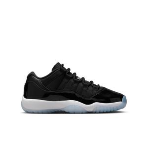 Jordan 11 Retro Low "Black/Varsity Royal" Grade School Kids' Shoe