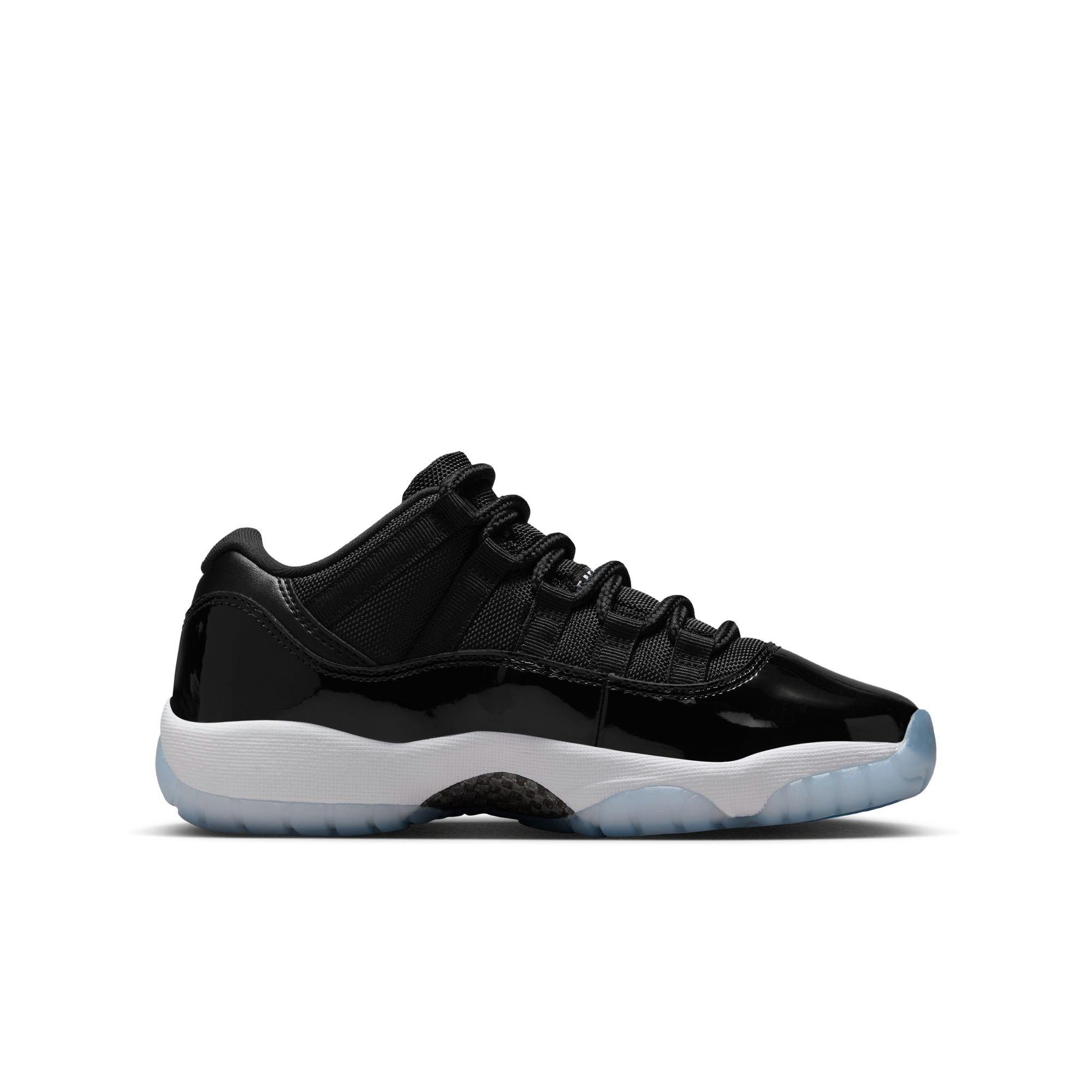 Jordan 11 Retro Low Grade School Kids' "Black/Varsity Royal" Shoe