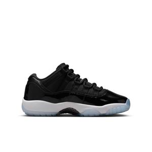 Jordan 11 Retro Low "Black/Varsity Royal" Grade School Kids' Shoe