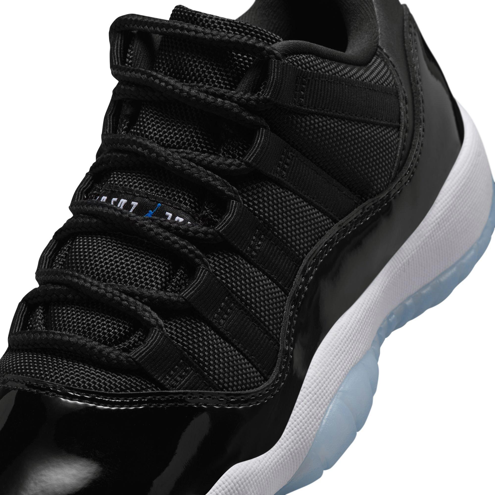 Jordan 11 Retro Low "Black/Varsity Royal" Grade School Kids' Shoe - BLACK/VARSITY ROYAL/WHITE Thumbnail View 4