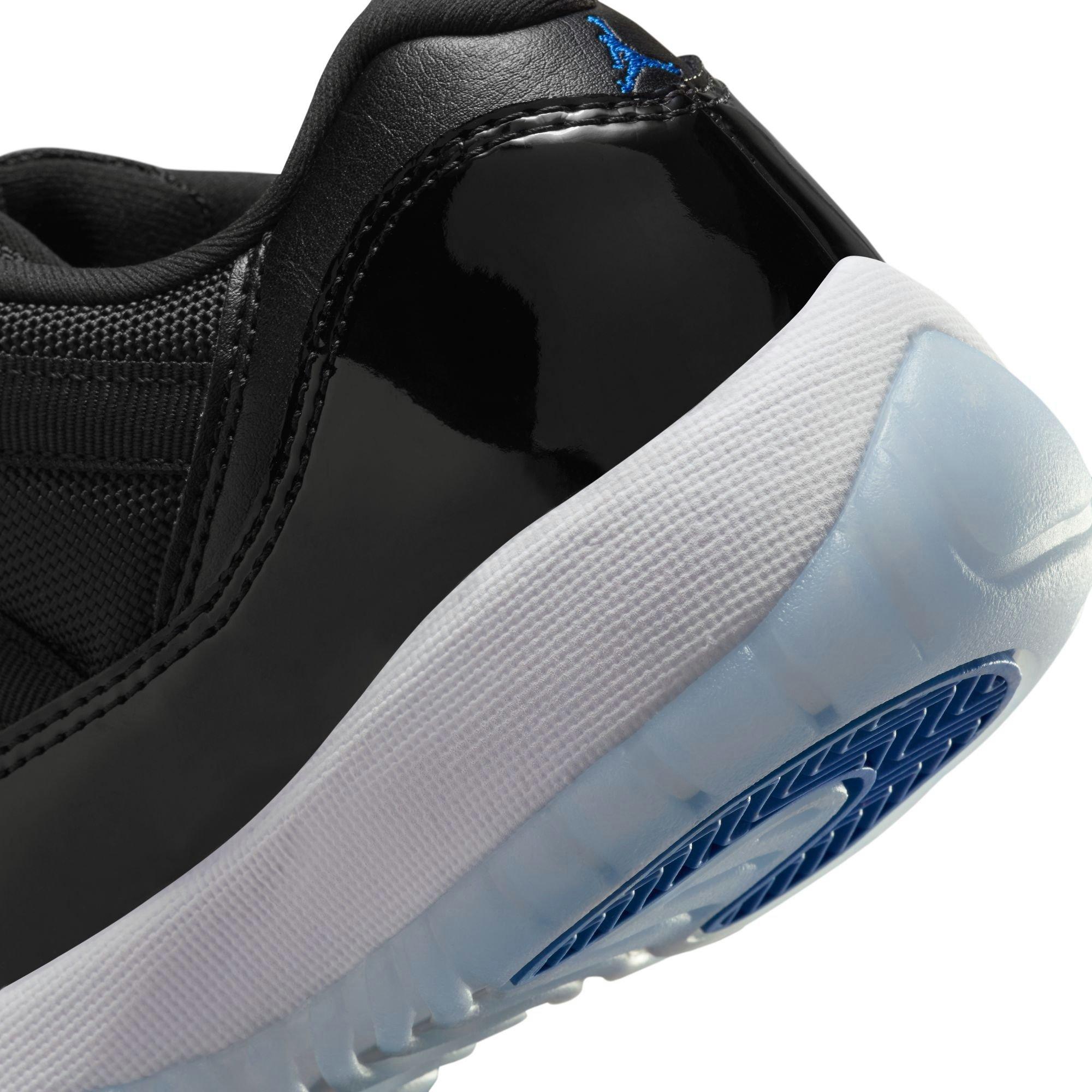 Jordan 11 Retro Low Grade School Kids' "Black/Varsity Royal" Shoe