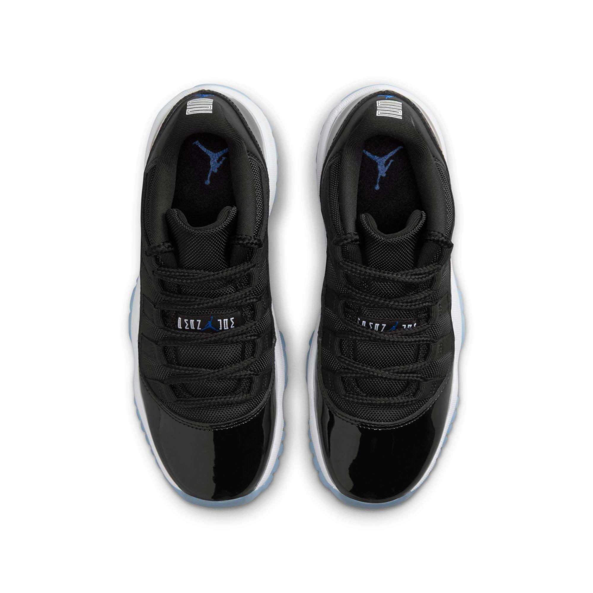 Jordan 11 Retro Low Grade School Kids' "Black/Varsity Royal" Shoe