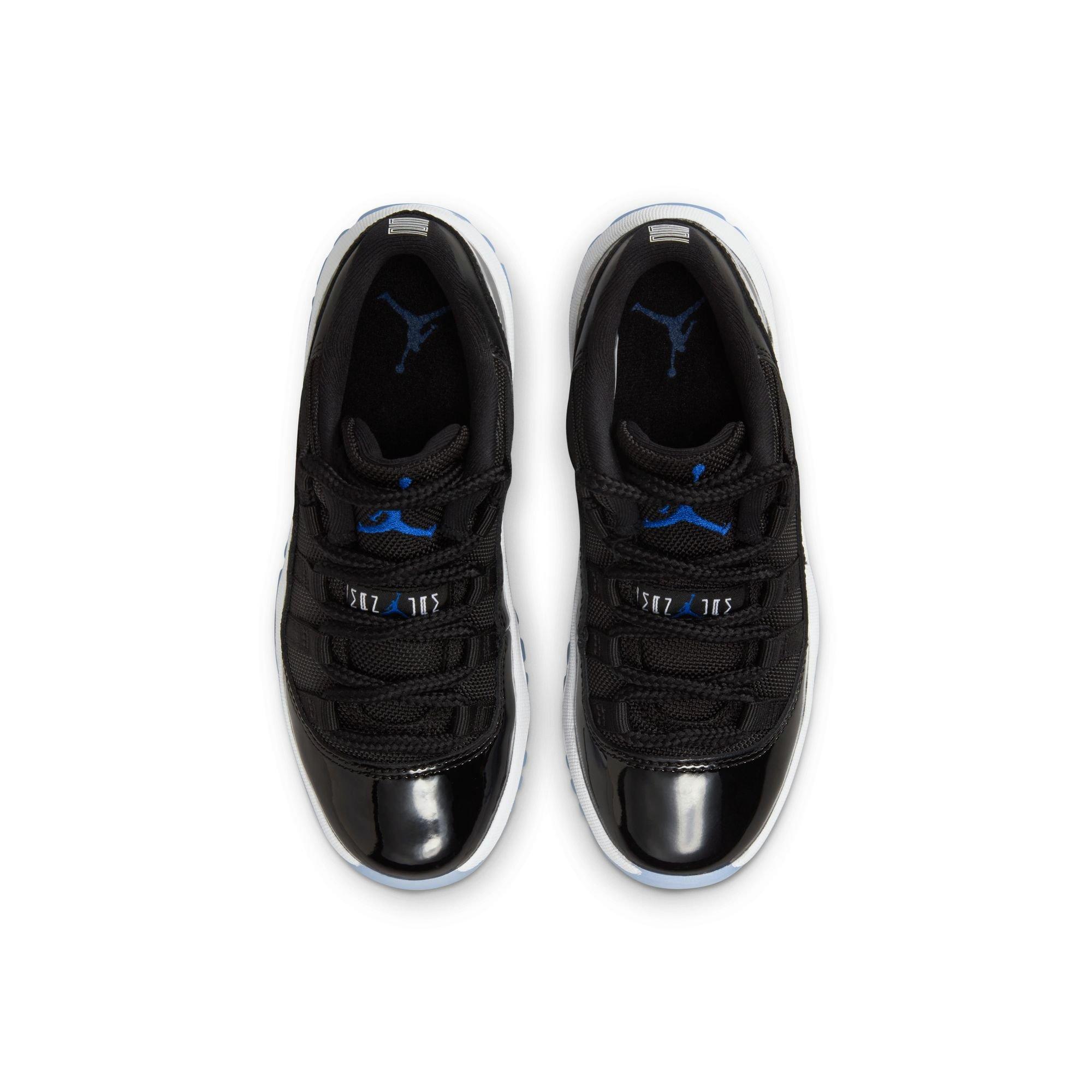 ​Jordan 11 Retro Low Preschool Kids' Black/Varsity Royal Shoe