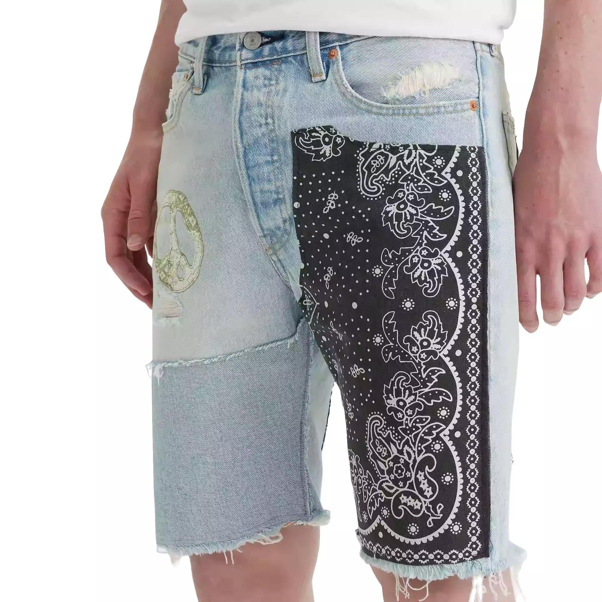 Levi's Men's 501 We Love Sports Premium Denim Shorts - BLUE