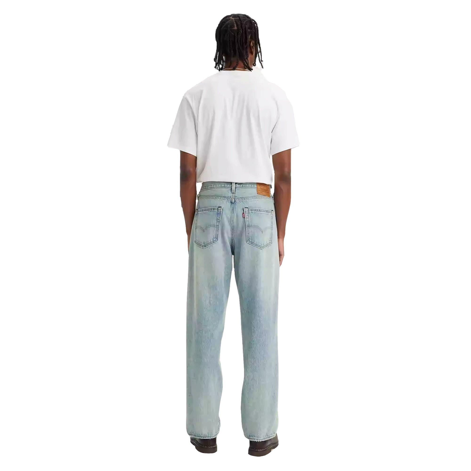 Levi's Men's 568 Patch Yourself Premium Loose Denim Jeans - BLUE Thumbnail View 2