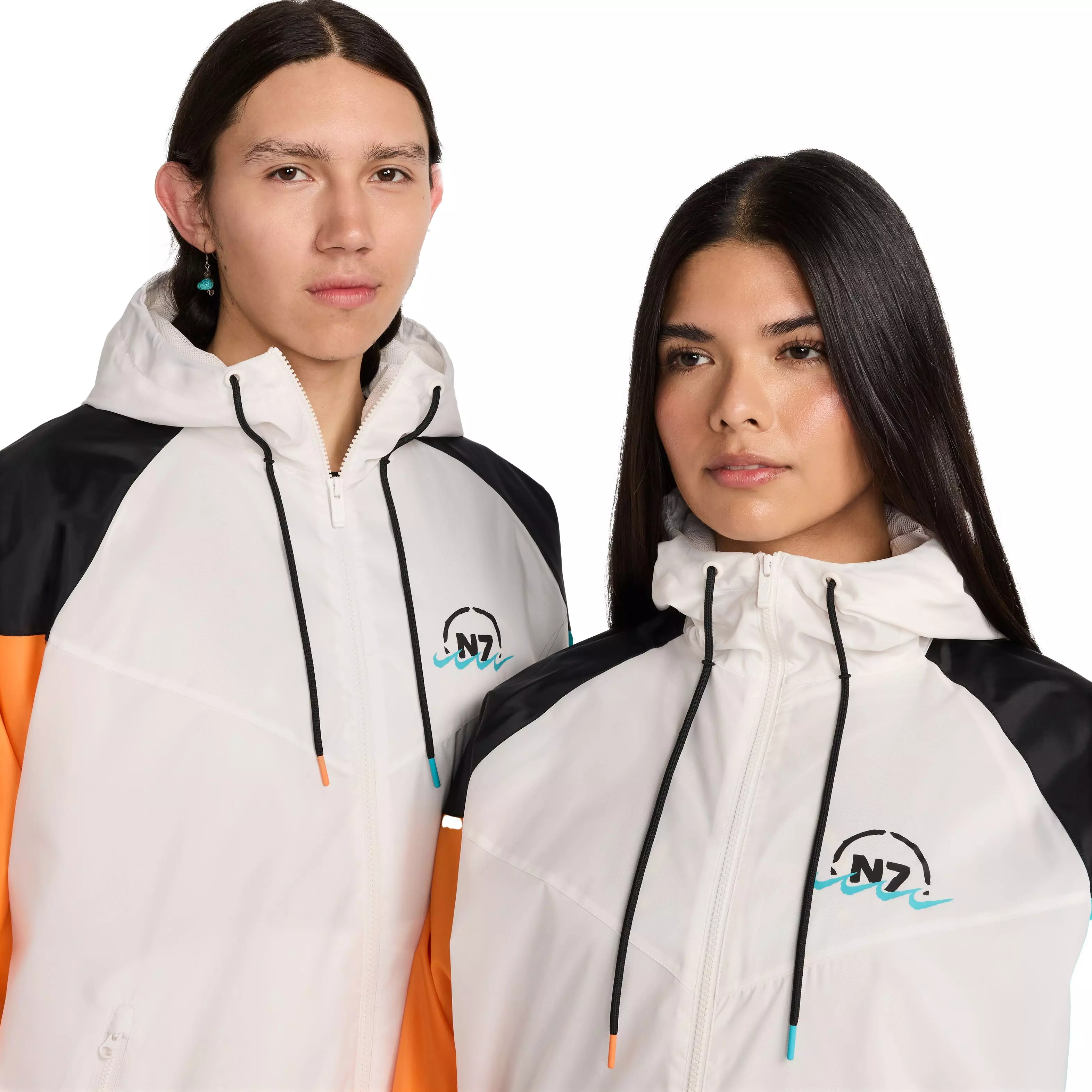 Nike Men's N7 Woven Windrunner Hooded Jacket - GREY