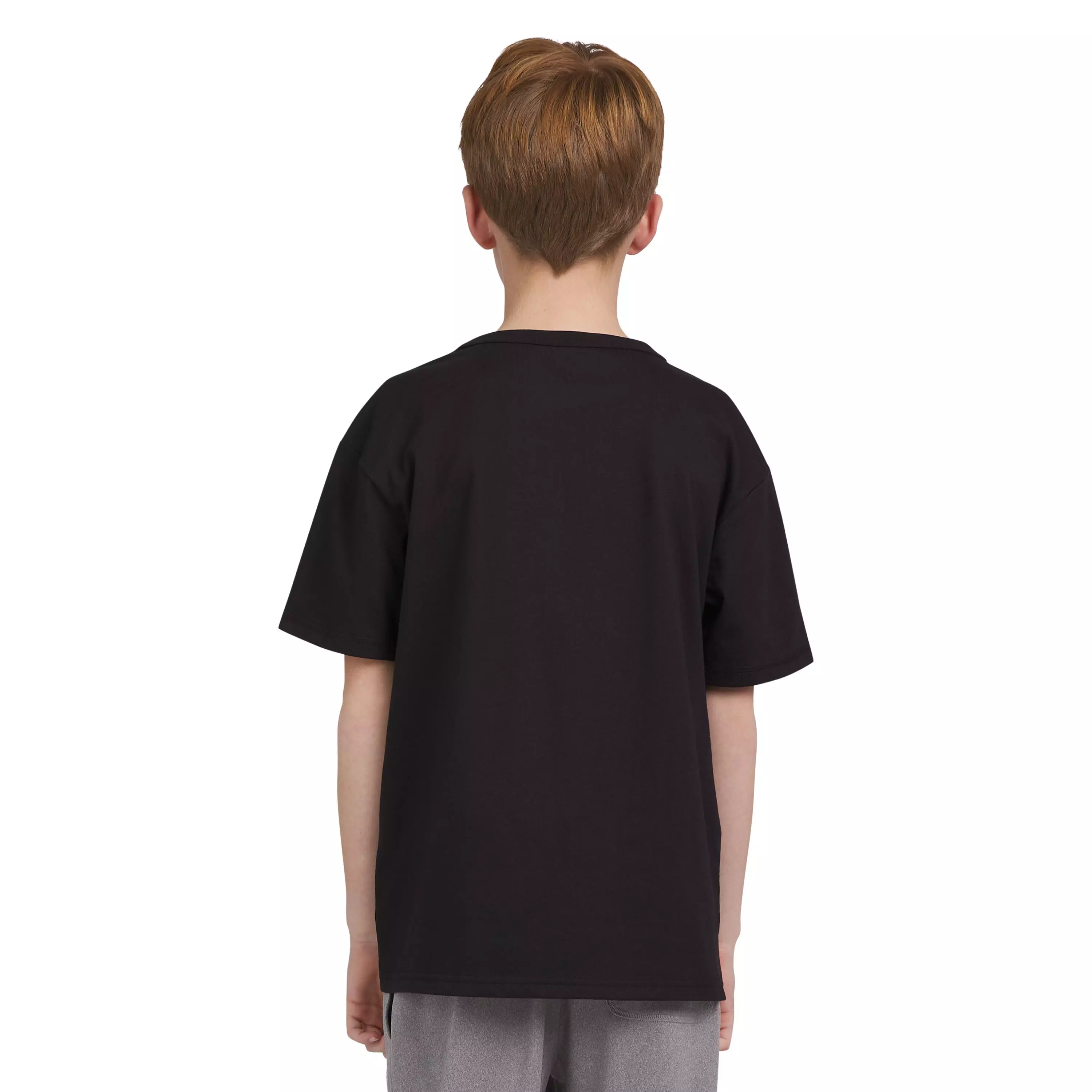 Champion Big Boys' Embroidered Logo Tee - BLACK