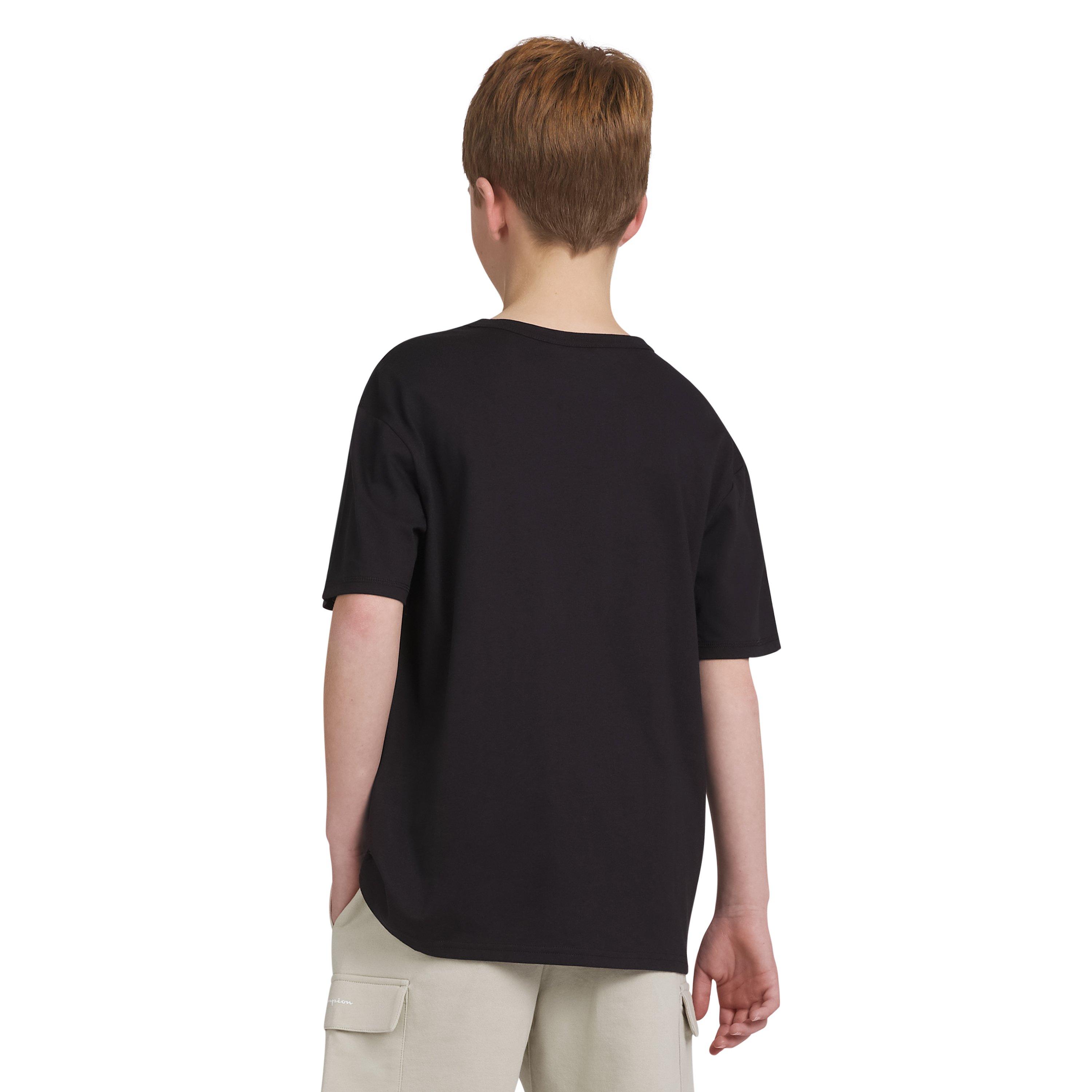 Champion Big Boys' City Tee - BLACK Thumbnail View 2