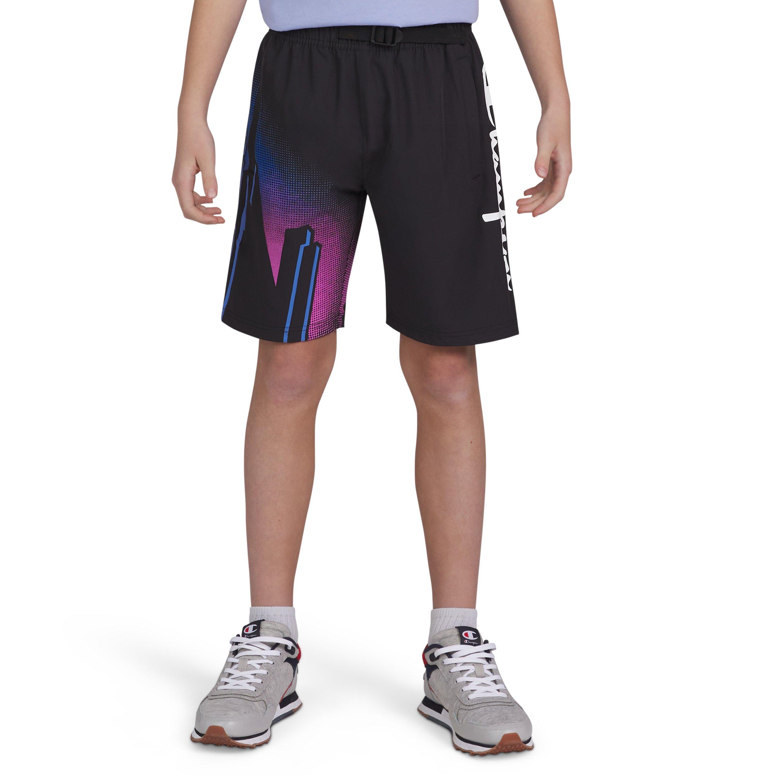 Champion Big Boys' City Woven Shorts - BLACK Thumbnail View 1