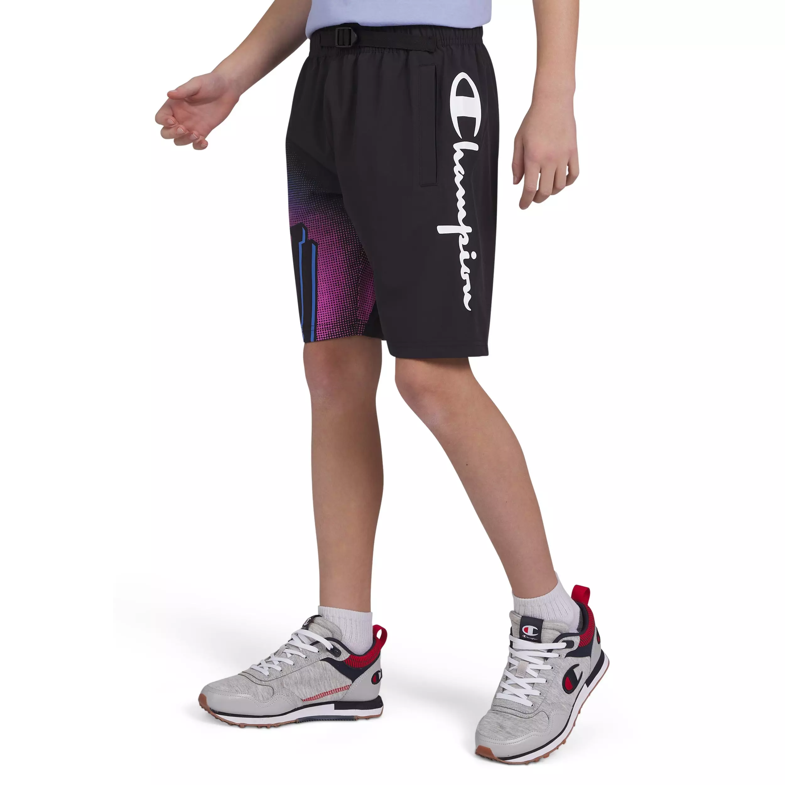 Champion Big Boys' City Woven Shorts - BLACK