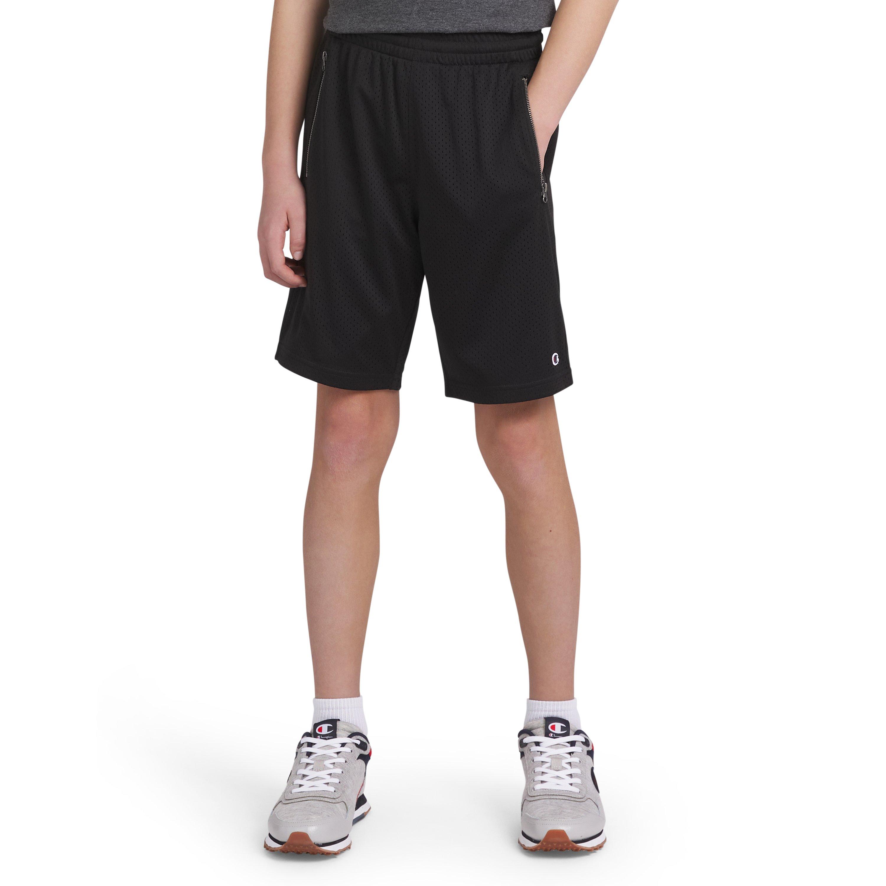 Champion Big Boys' Mesh Shorts - BLACK Thumbnail View 1