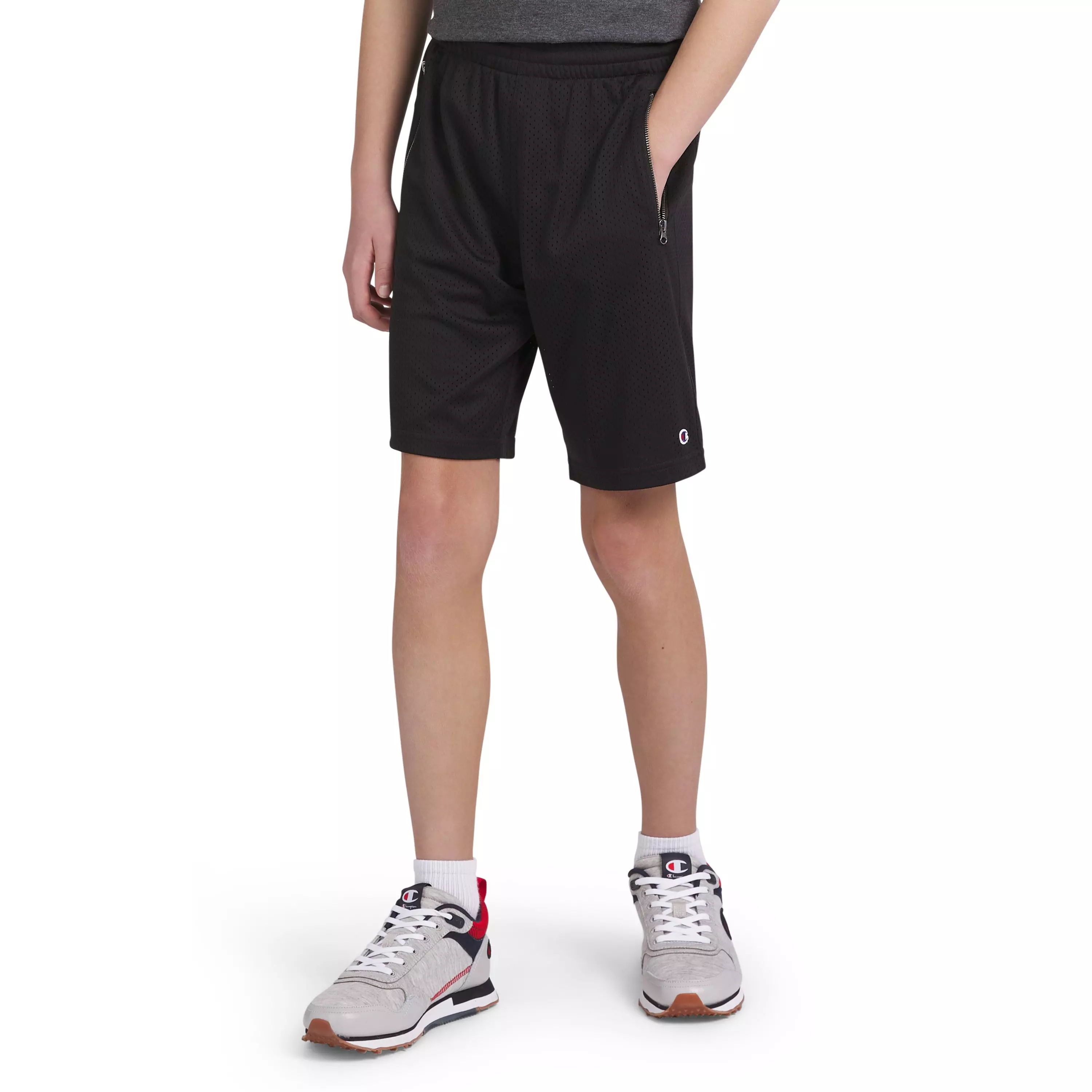 Champion Big Boys' Mesh Shorts - BLACK