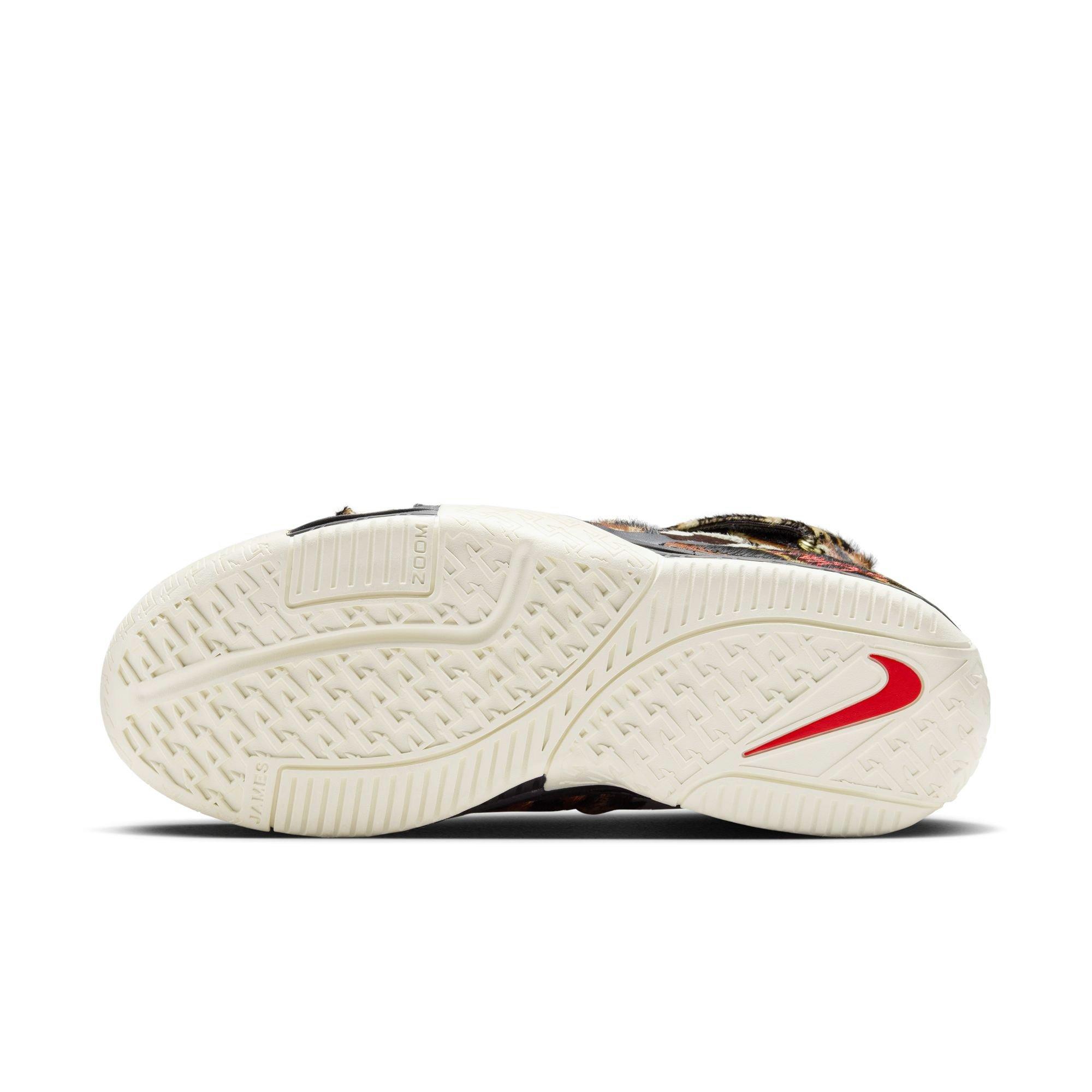 Nike Zoom LeBron 2 LX "Beast" Men's Basketball Shoe - MAPLE/UNIVERSITY RED/BLACK Thumbnail View 13