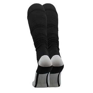 TCK Scrunch Adult Football Socks - Black/White
