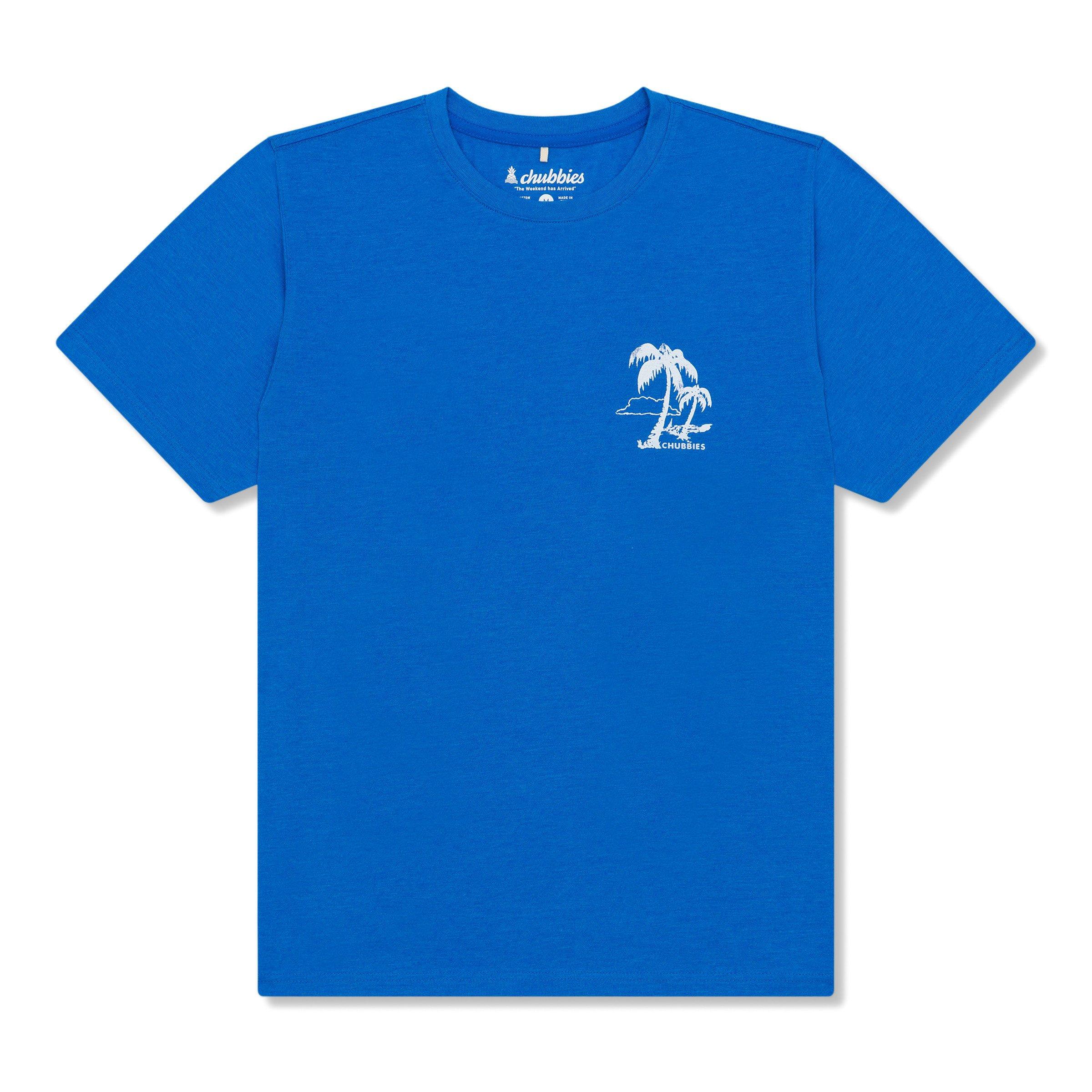 Chubbies Men's The Relaxer T-Shirt - BLUE Thumbnail View 6