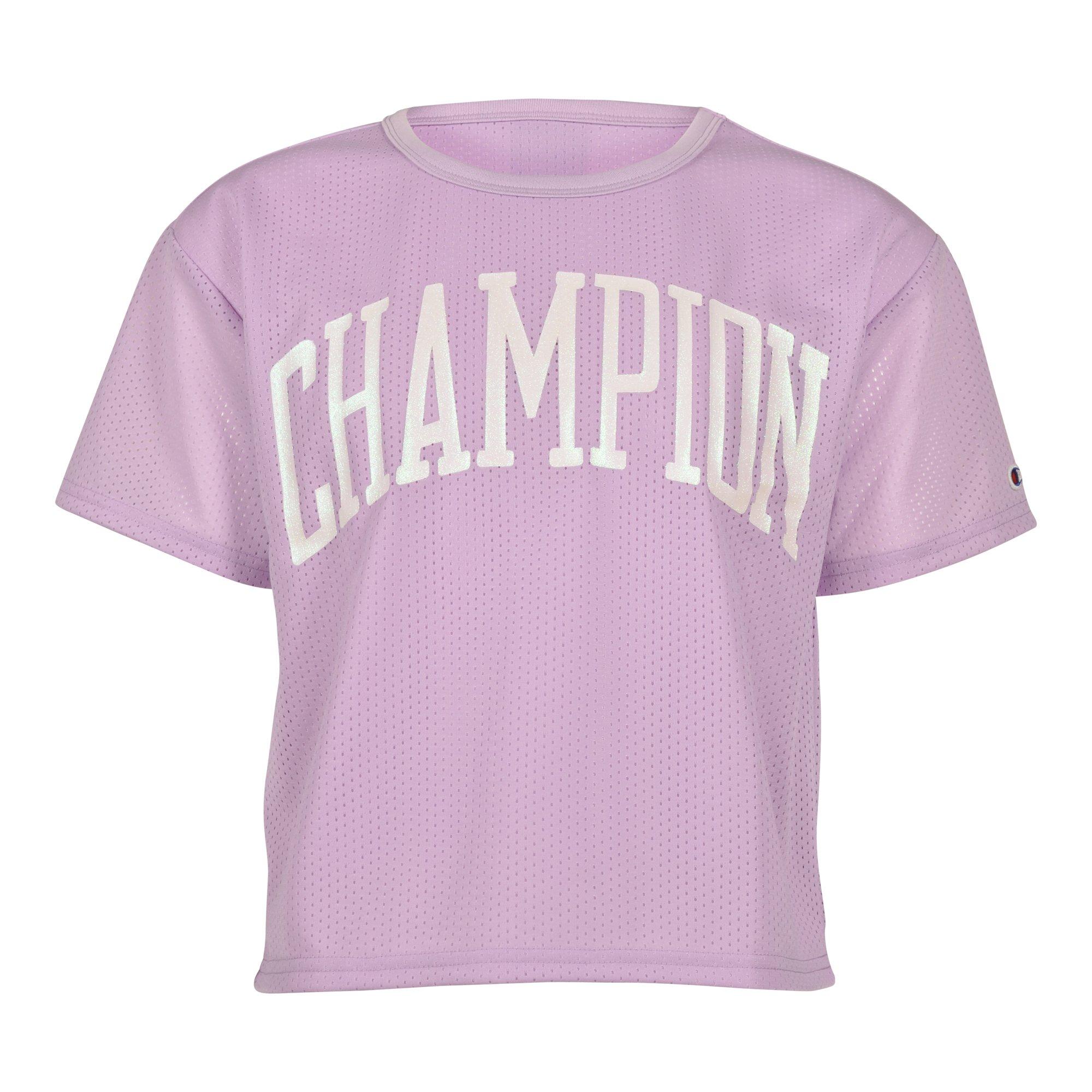 Champion Big Girls' Oversized Tee - Purple - PURPLE Thumbnail View 1