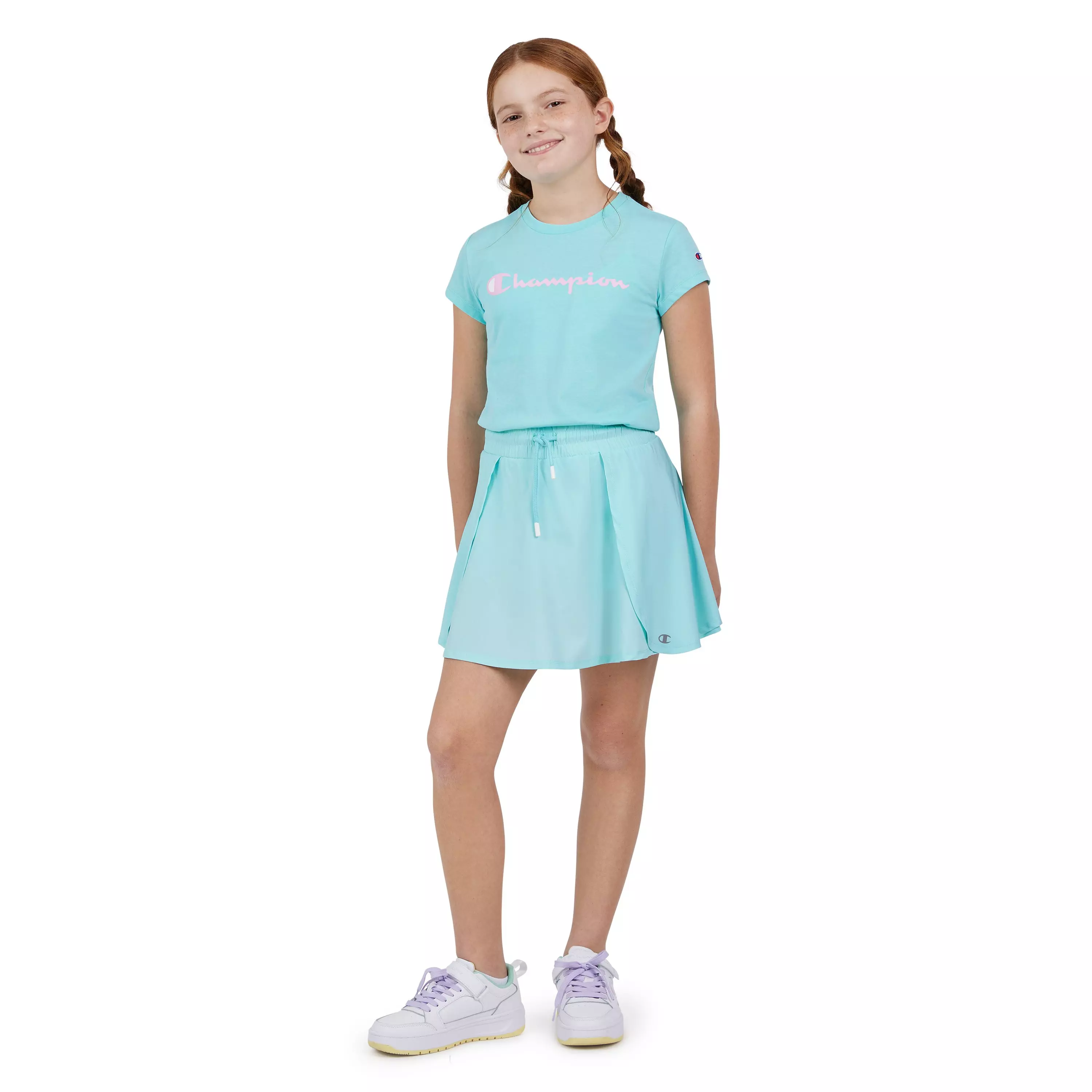 Champion Big Girls' Active Skort - BLUE