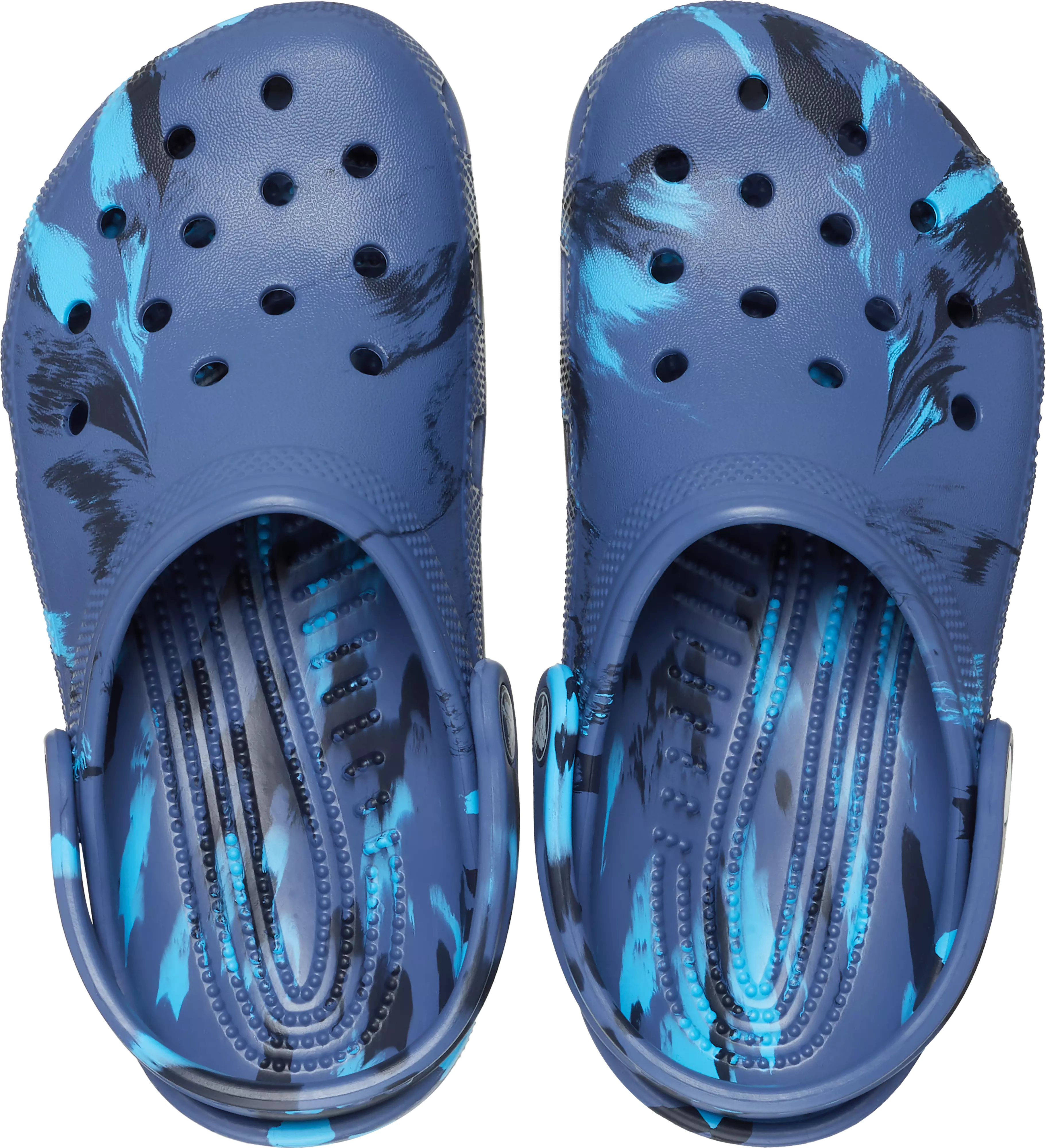 Crocs Classic Marbled "Navy" Grade School Boys' Clog - NAVY