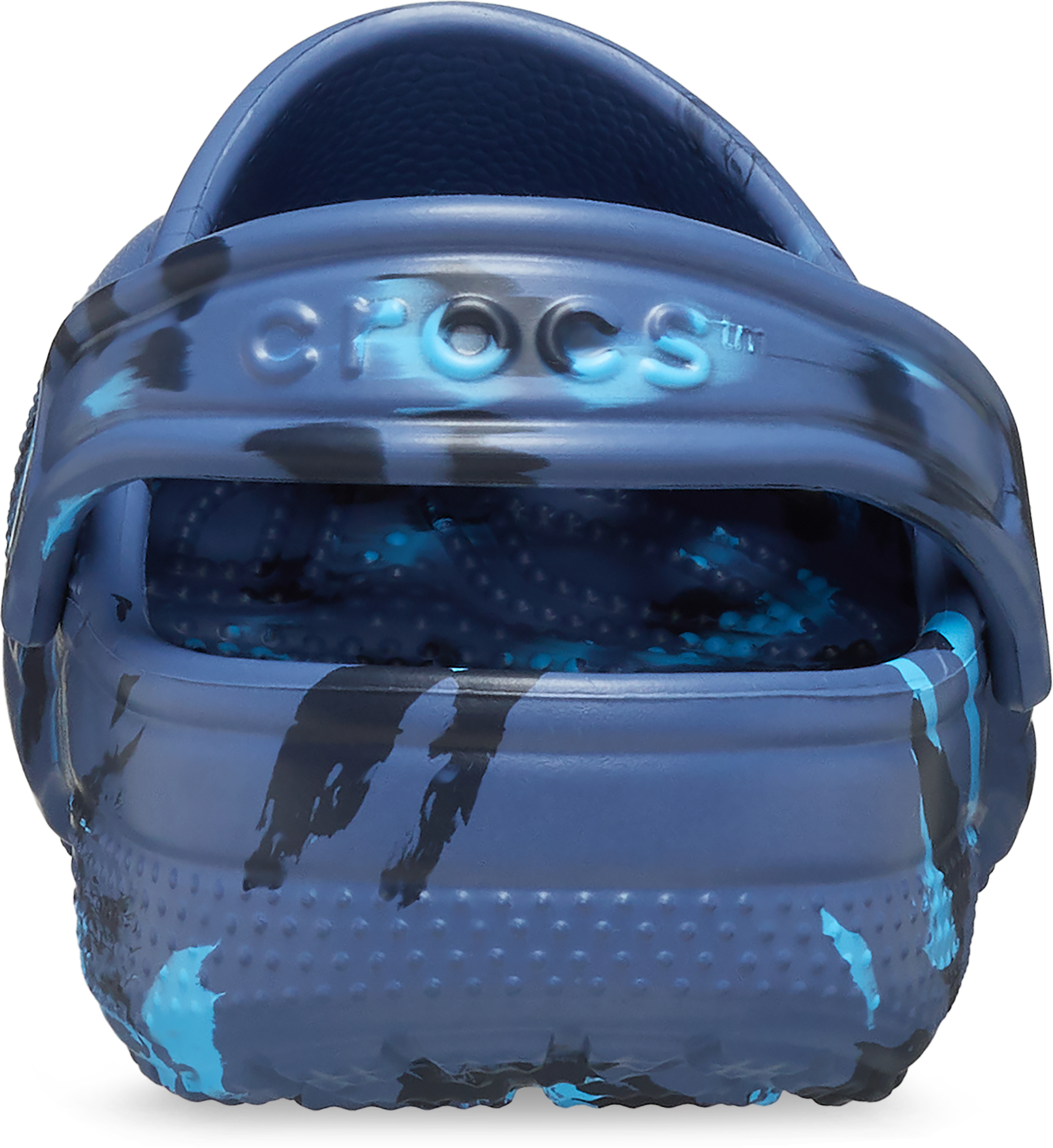 Crocs Classic Marbled Preschool Boys' "Navy" Clog