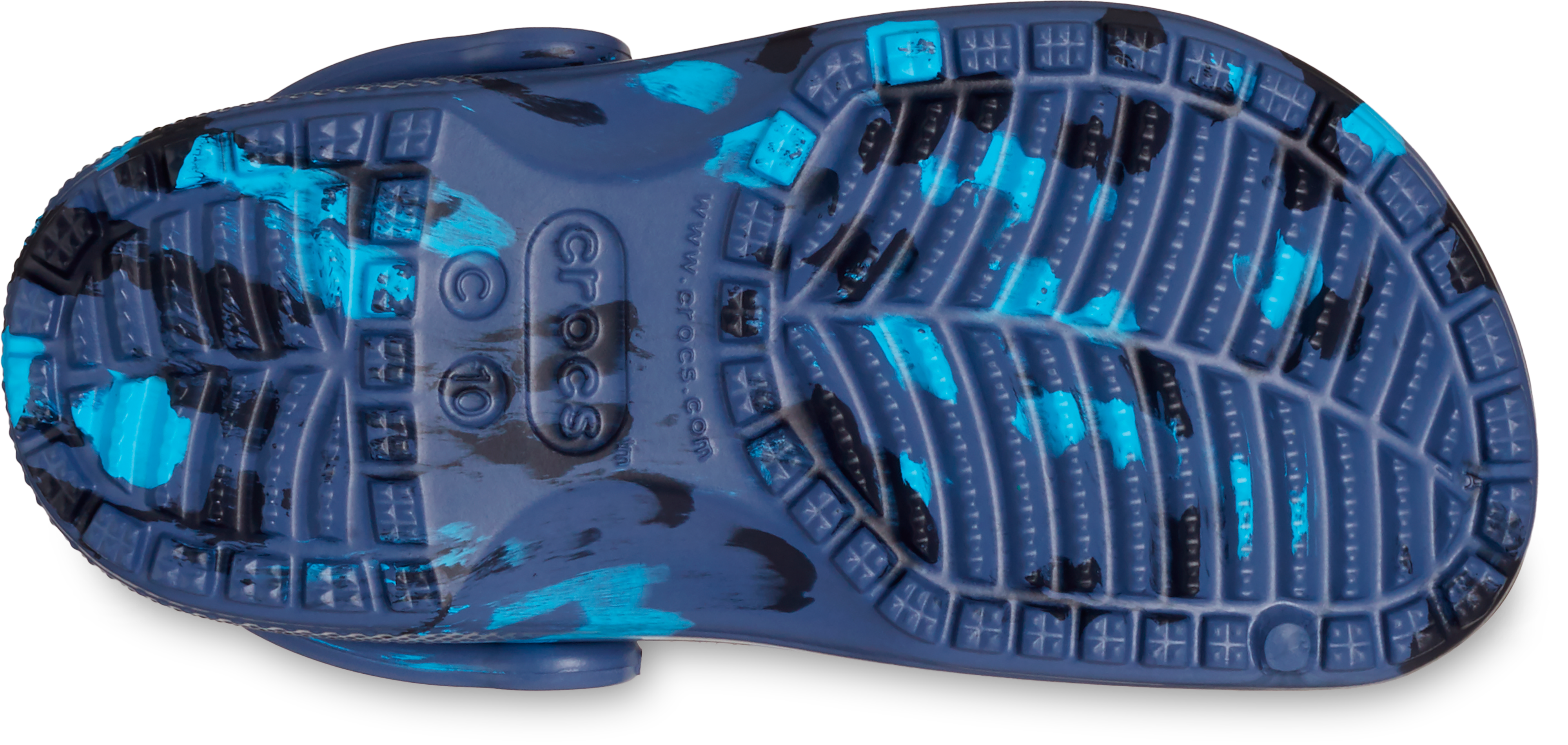 Crocs Classic Marbled "Navy" Toddler Boys' Clog